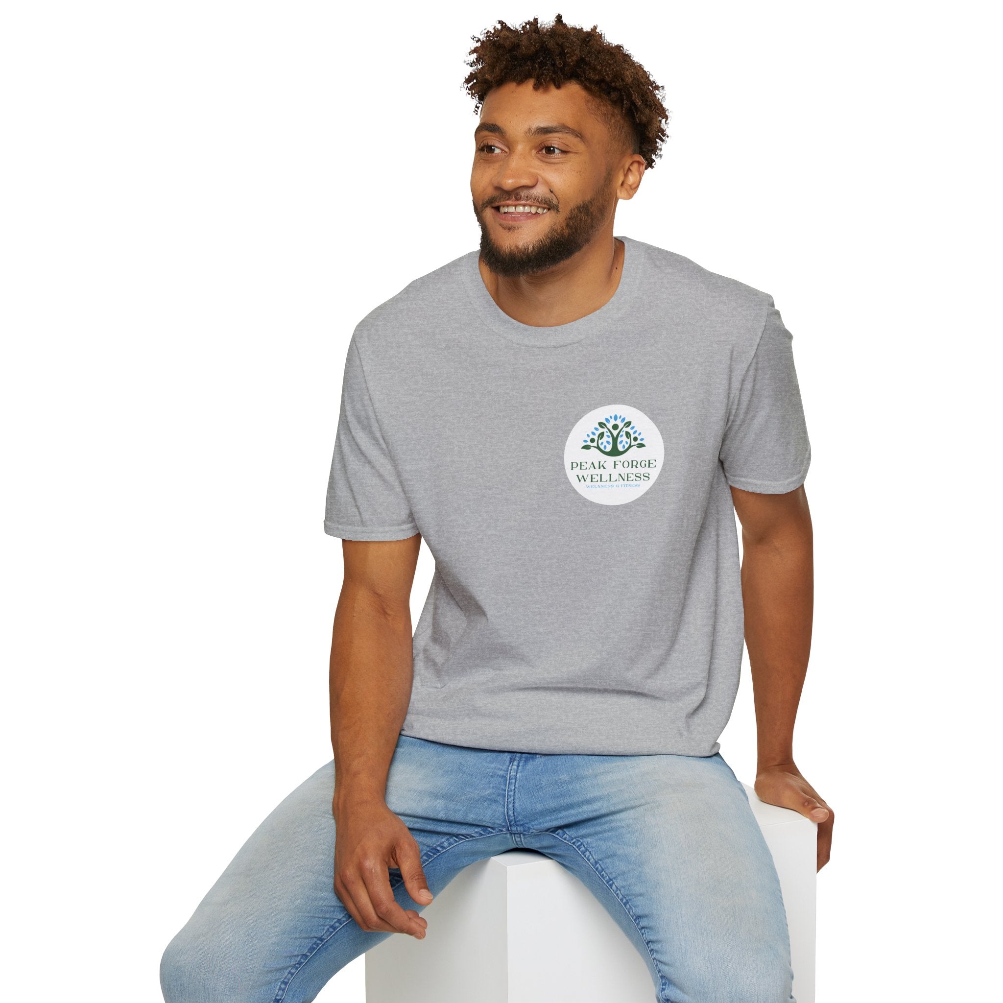 Peak Forge Wellness Logo Tee - Soft-style Unisex T-Shirt