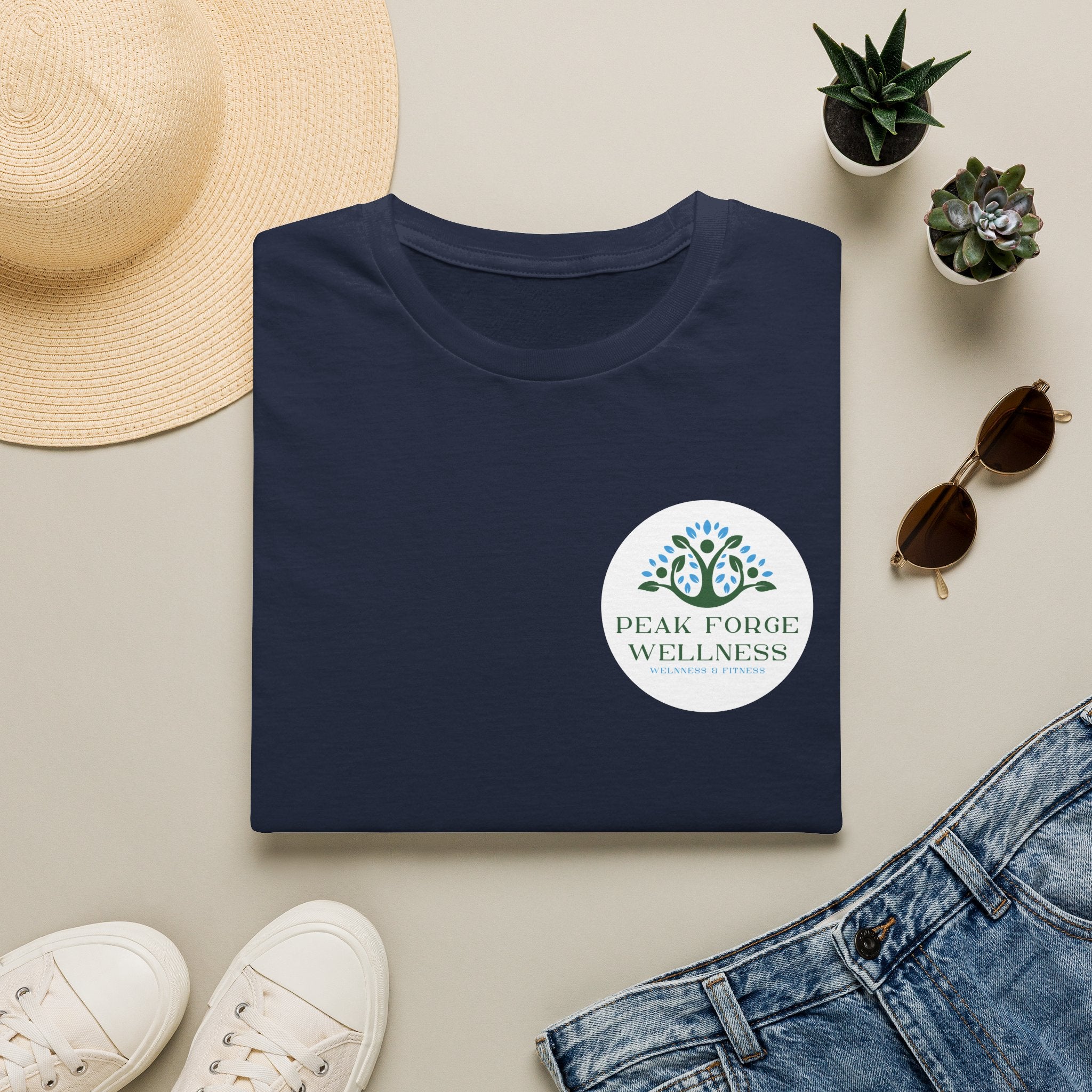 Peak Forge Wellness Logo Tee - Soft-style Unisex T-Shirt