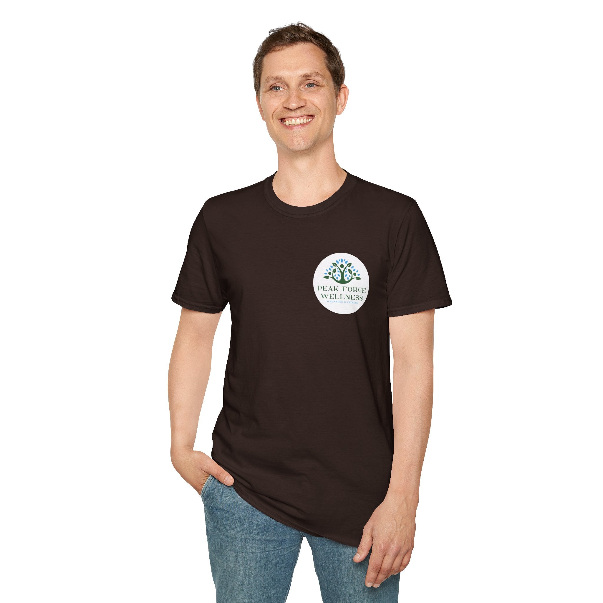 Peak Forge Wellness Logo Tee - Soft-style Unisex T-Shirt