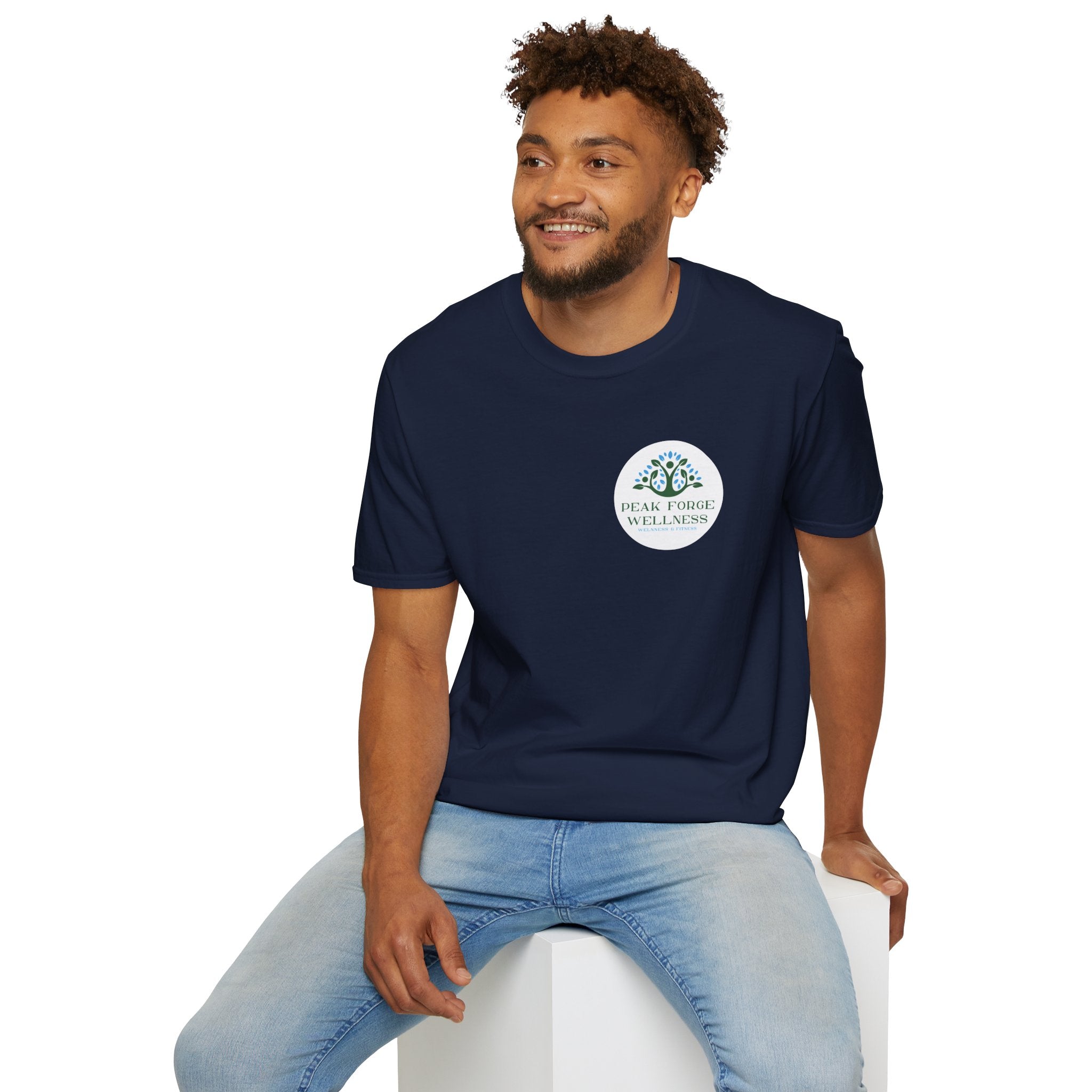Peak Forge Wellness Logo Tee - Soft-style Unisex T-Shirt