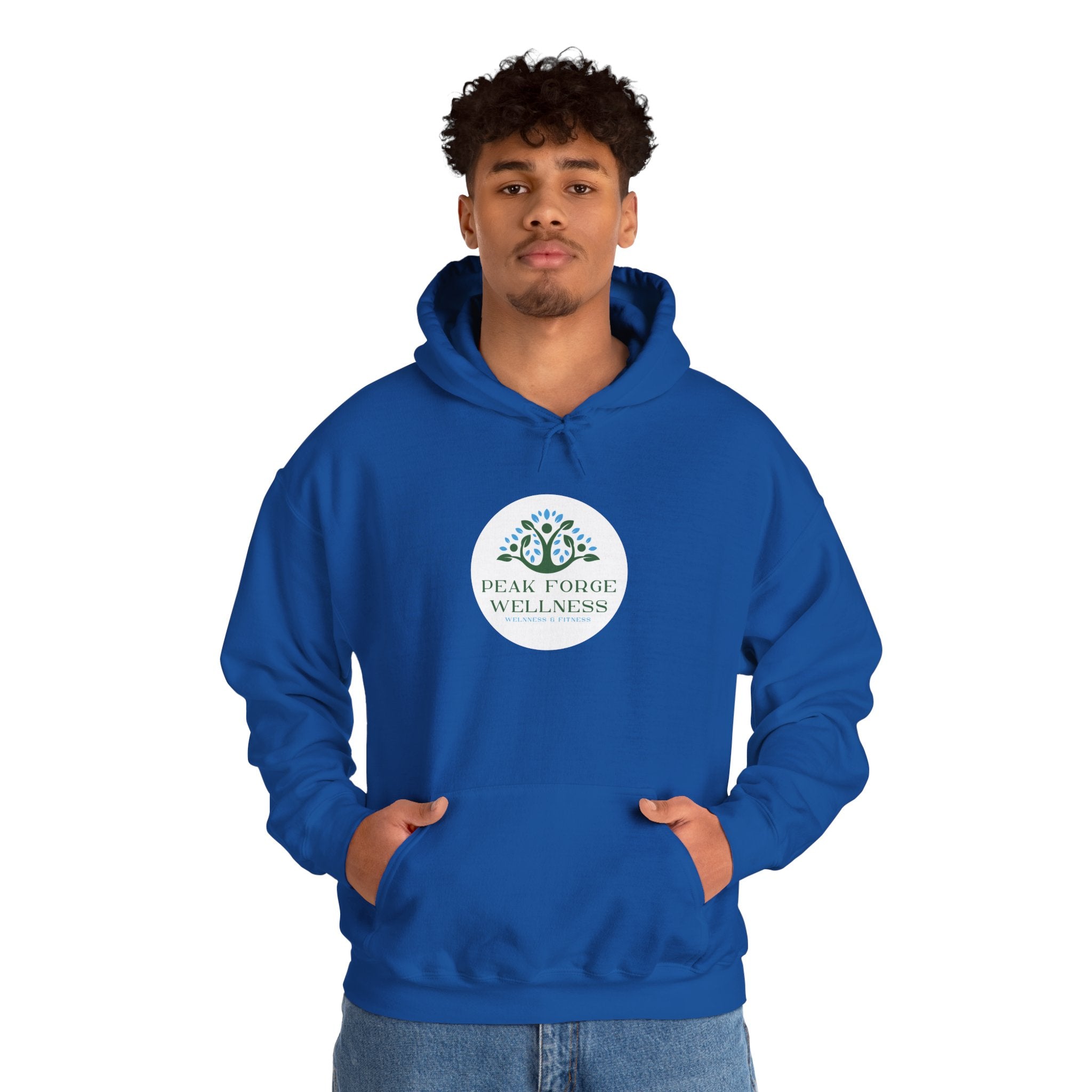 Peak Forge Wellness Logo Hooded Sweatshirt