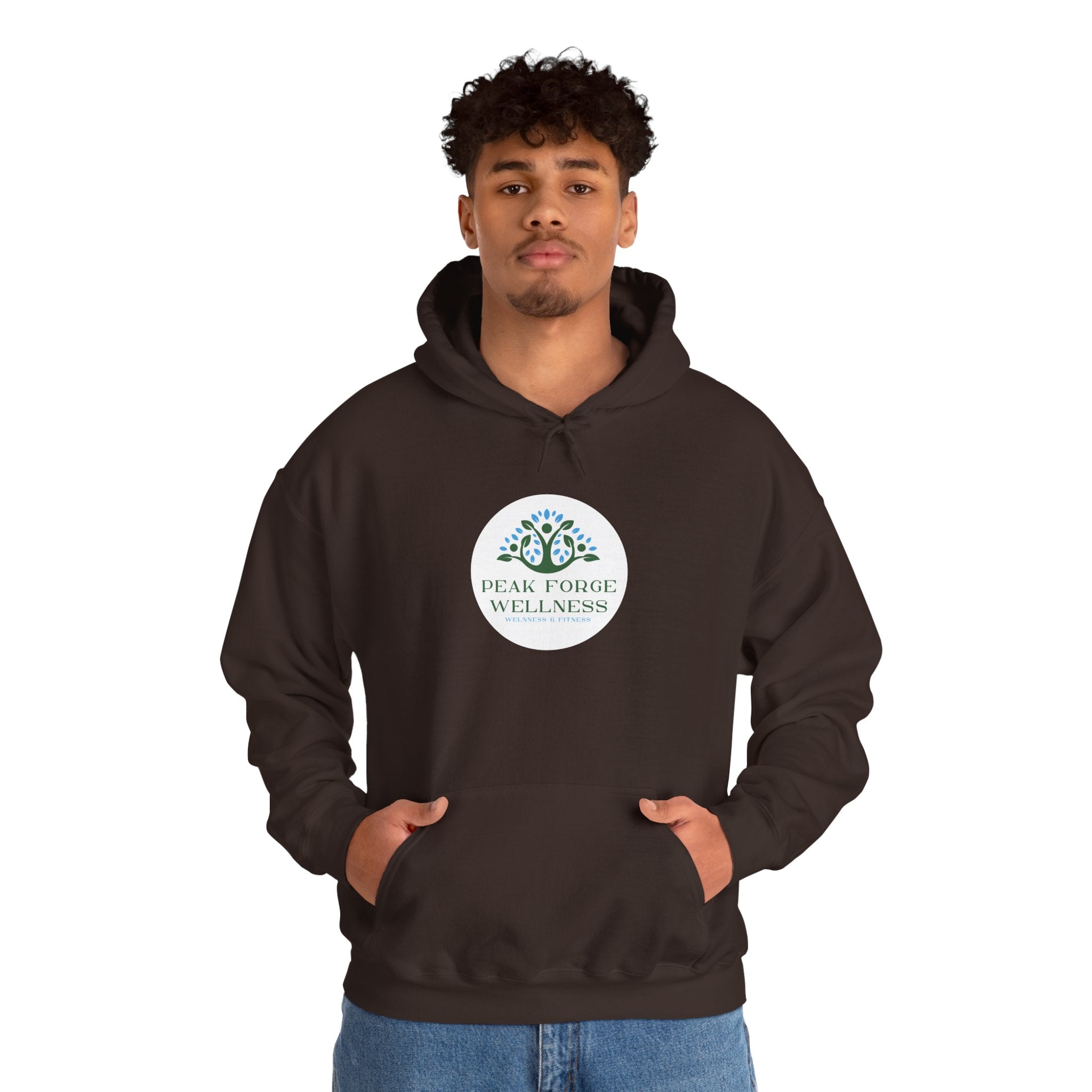 Peak Forge Wellness Logo Hooded Sweatshirt