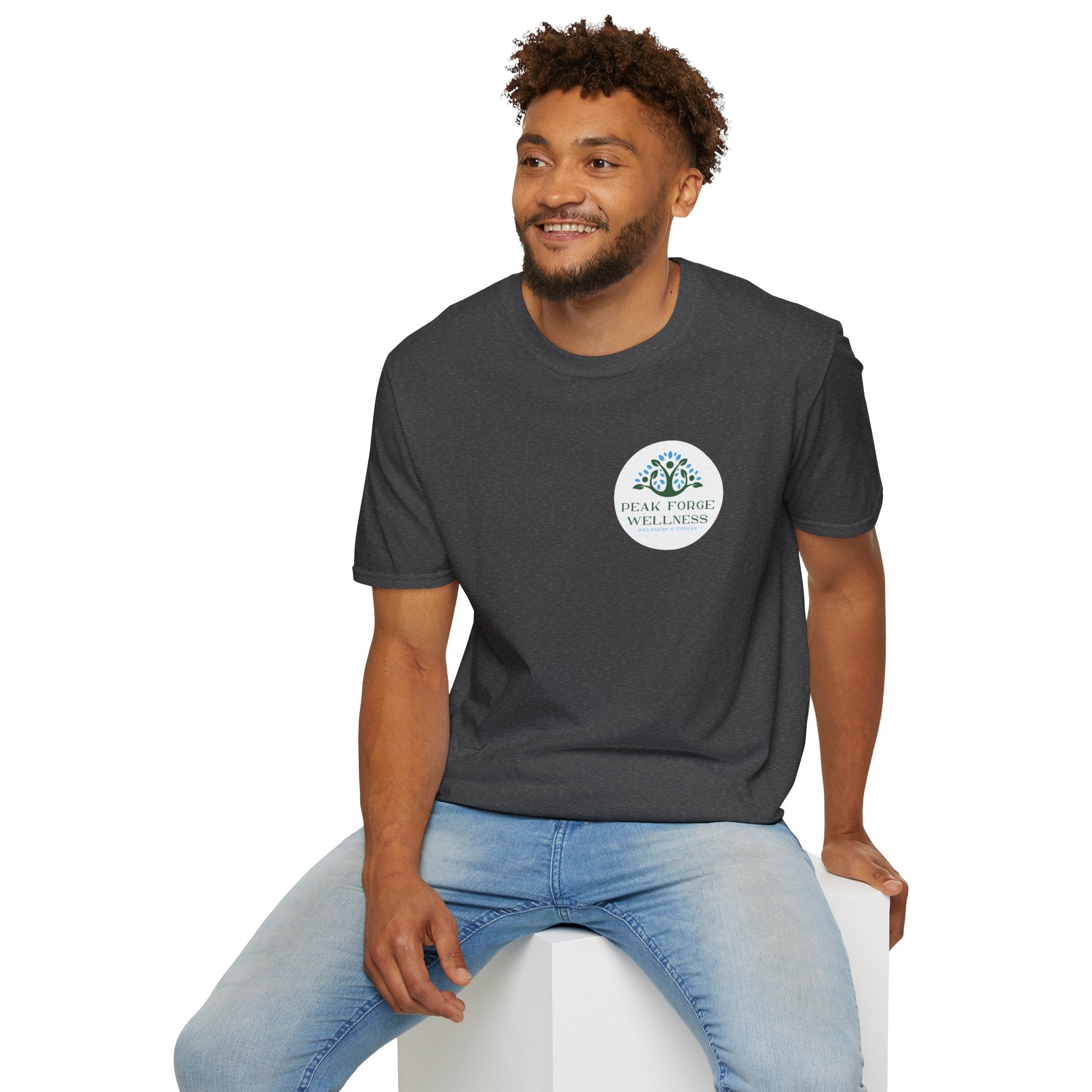 Peak Forge Wellness Logo Tee - Soft-style Unisex T-Shirt