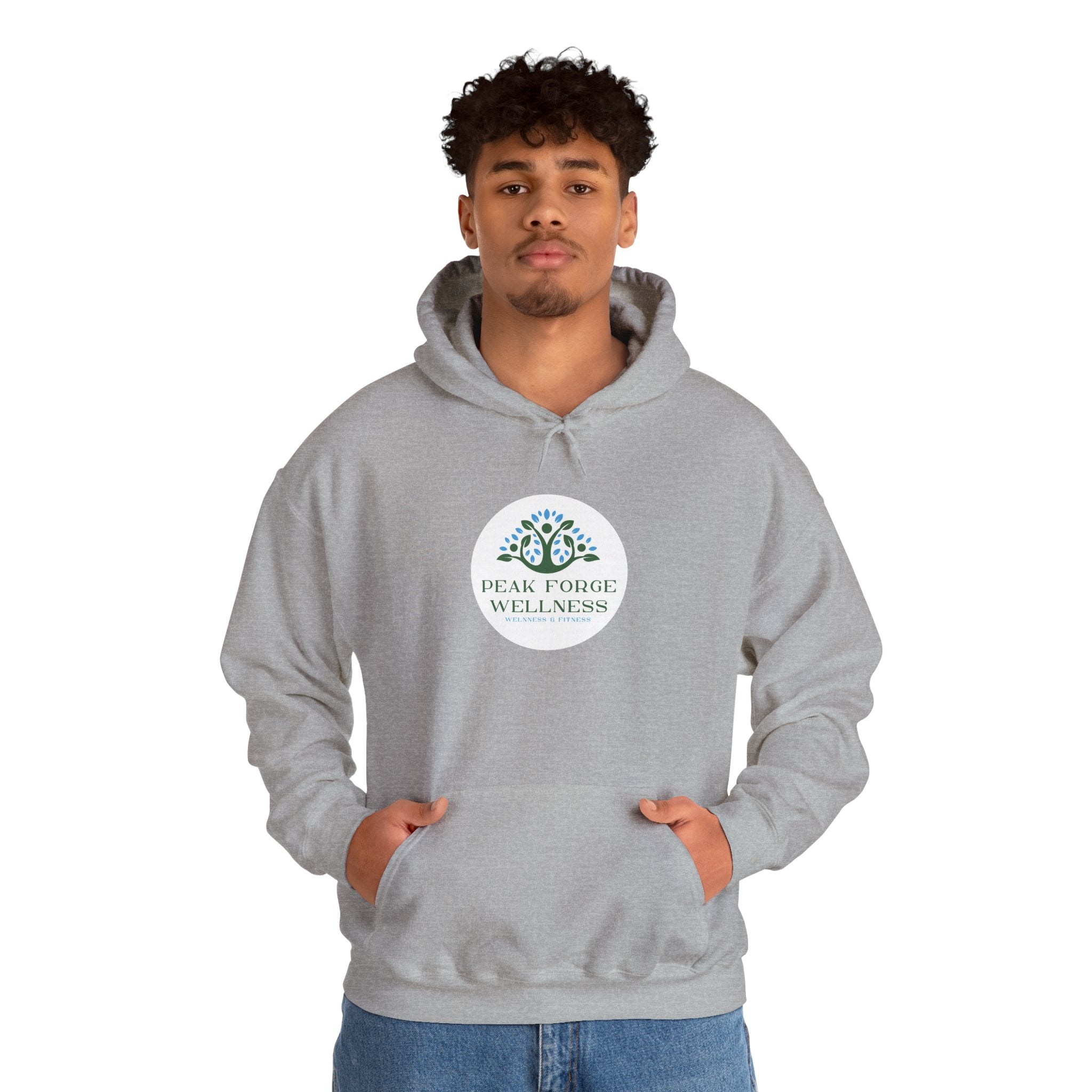 Peak Forge Wellness Logo Hooded Sweatshirt
