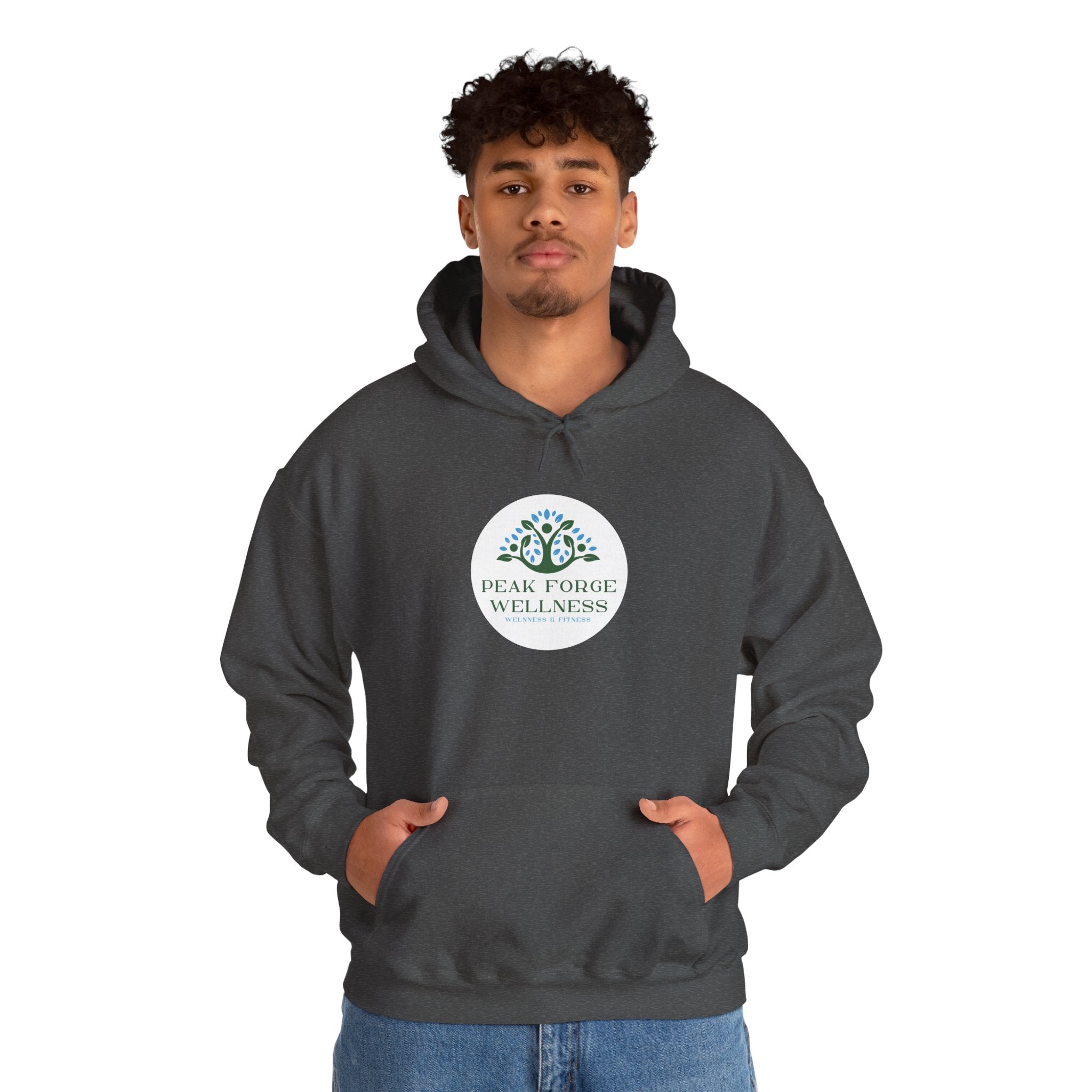Peak Forge Wellness Logo Hooded Sweatshirt