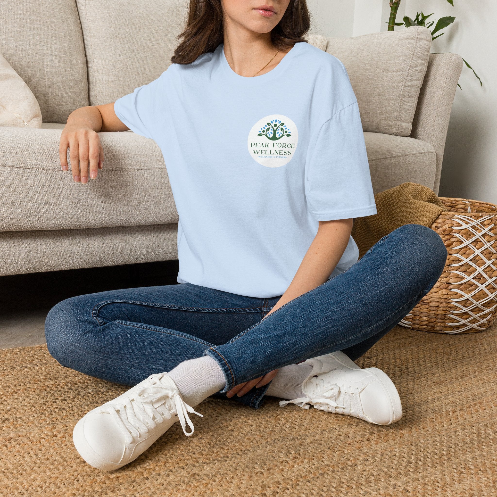 Peak Forge Wellness Logo Tee - Soft-style Unisex T-Shirt