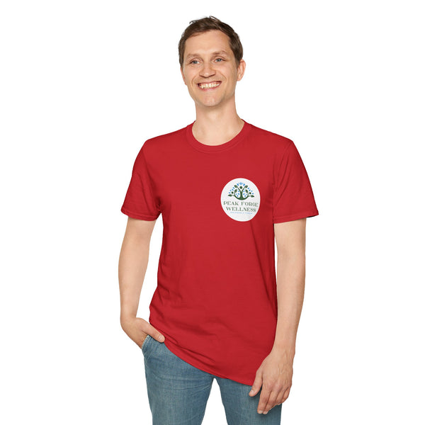 Peak Forge Wellness Logo Tee - Soft-style Unisex T-Shirt