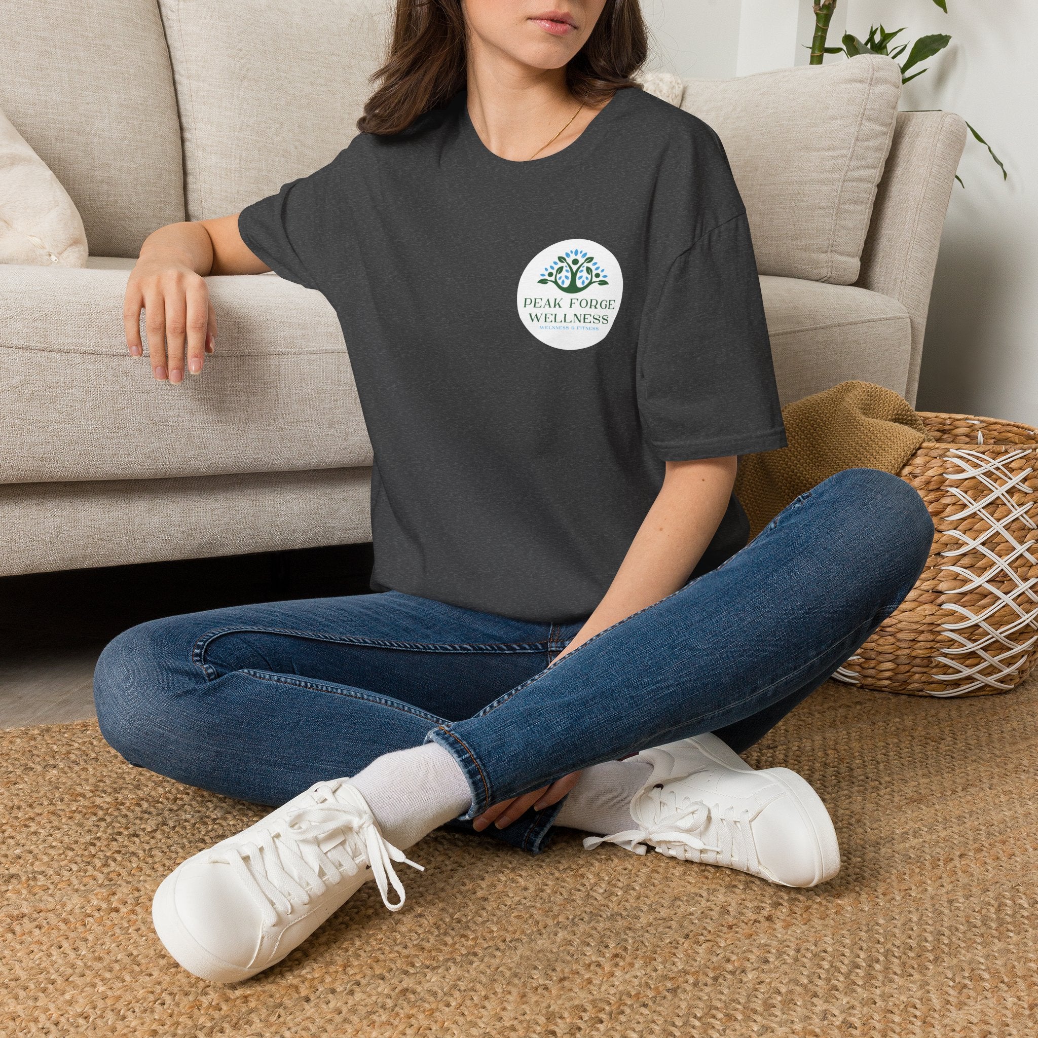 Peak Forge Wellness Logo Tee - Soft-style Unisex T-Shirt