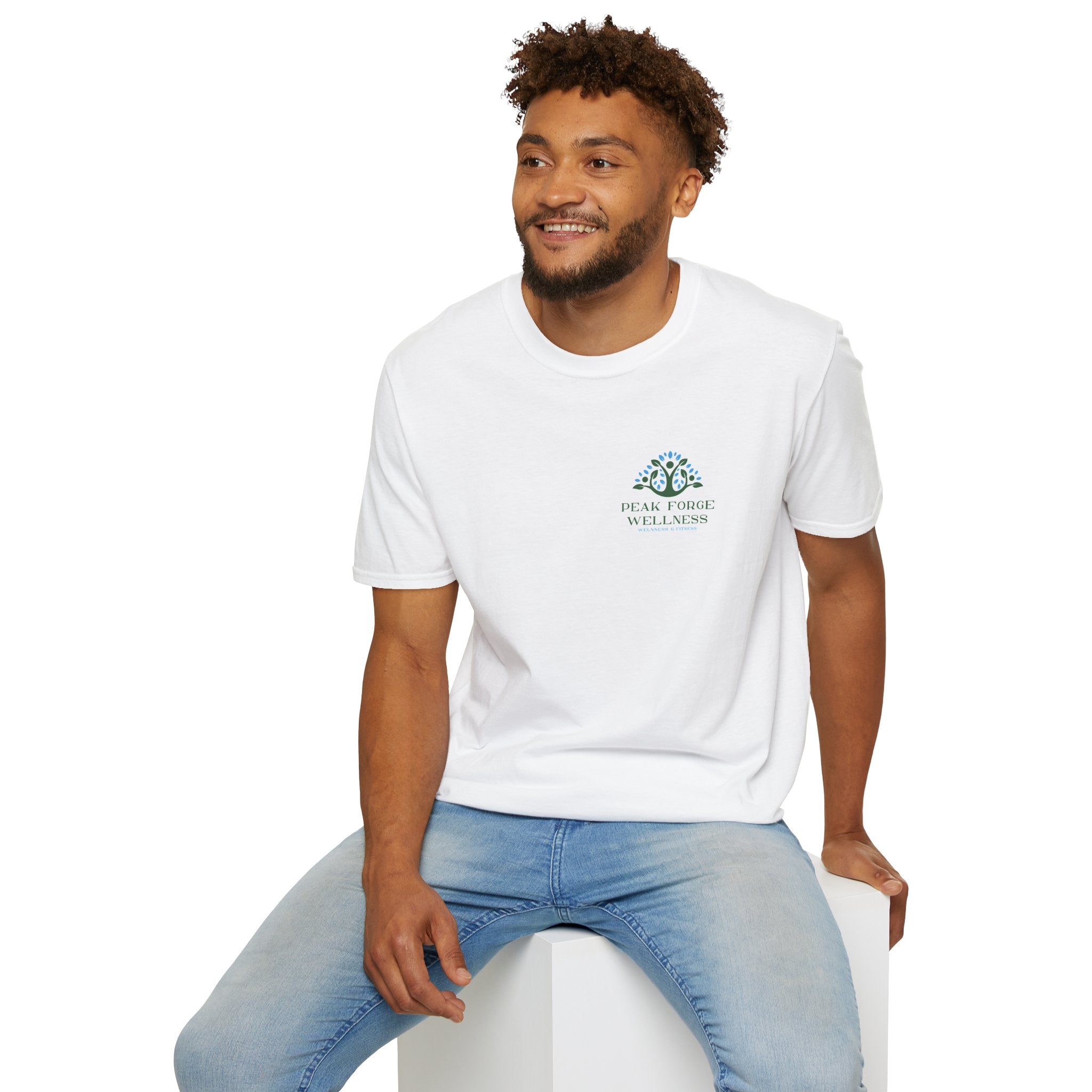 Peak Forge Wellness Logo Tee - Soft-style Unisex T-Shirt