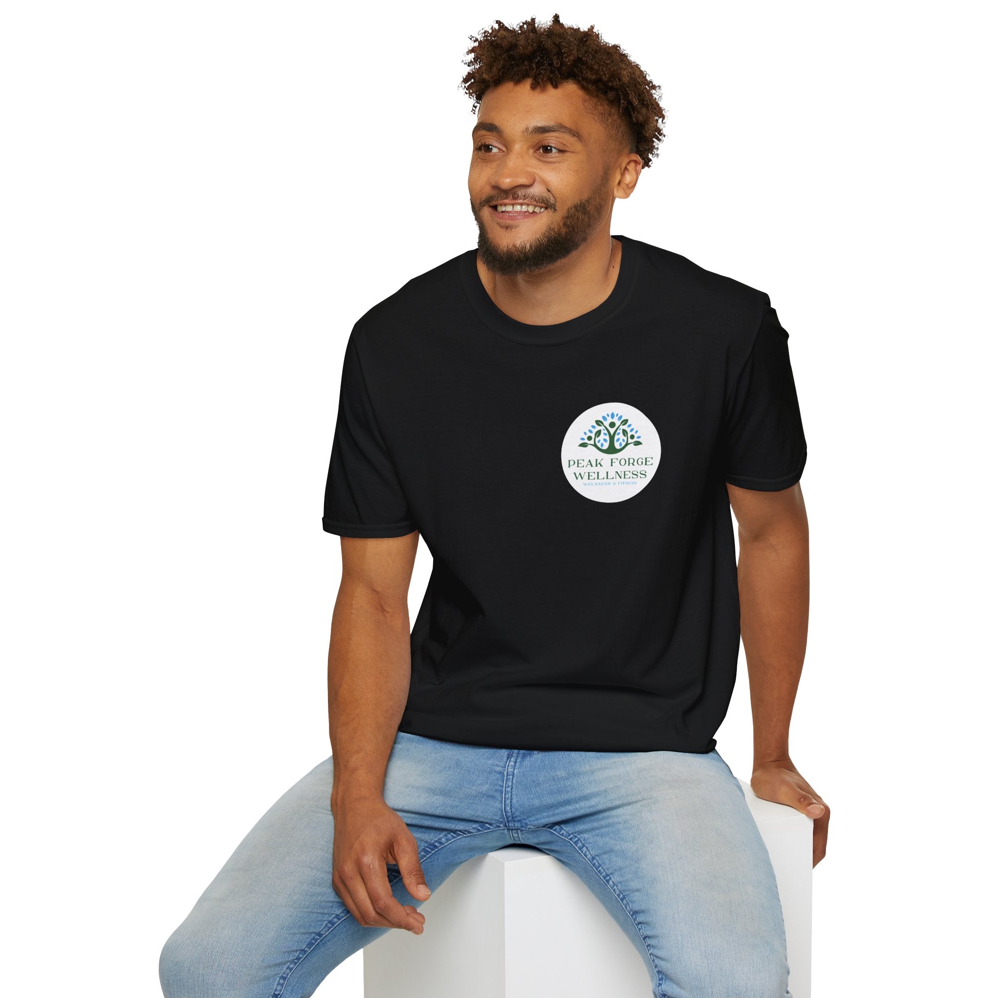 Peak Forge Wellness Logo Tee - Soft-style Unisex T-Shirt