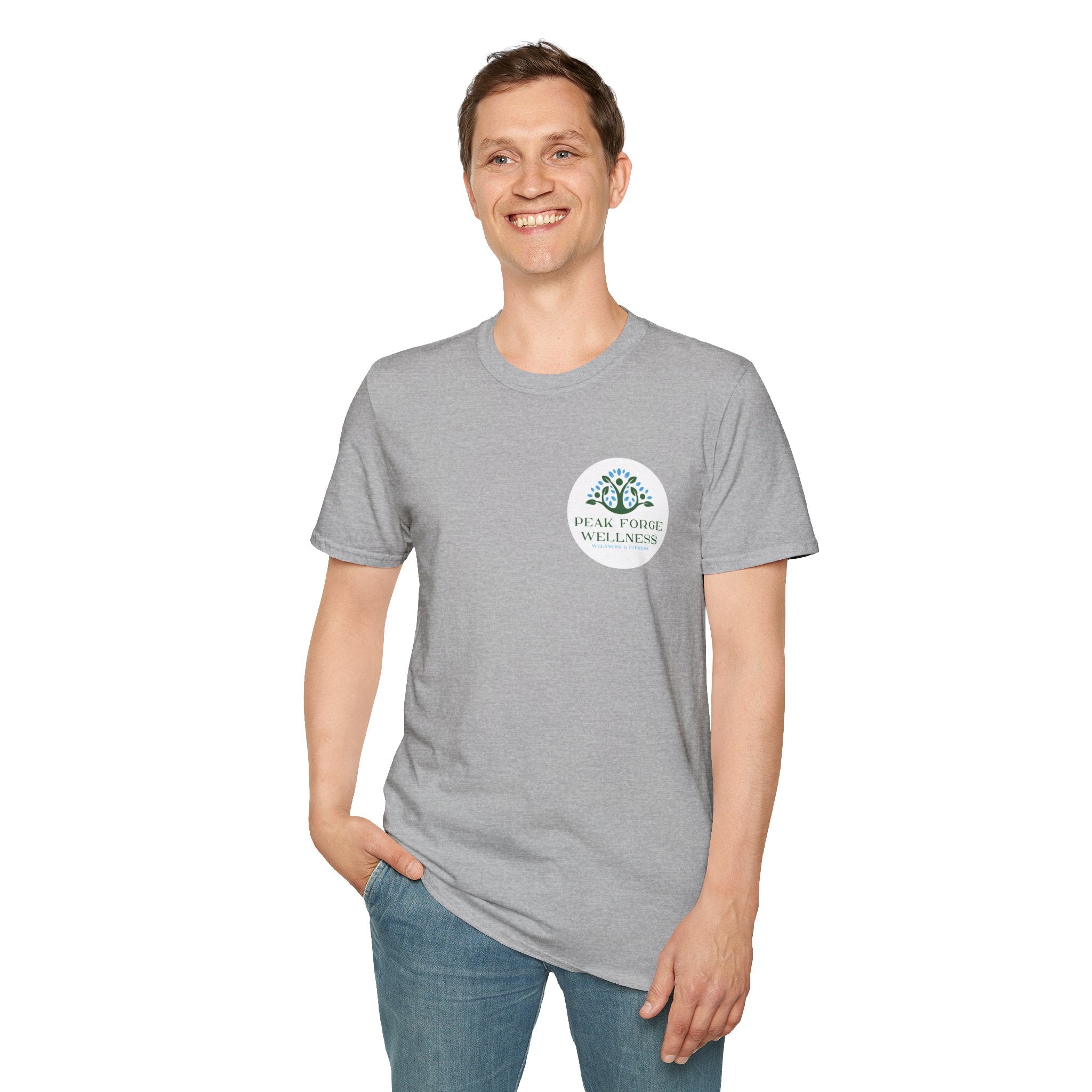 Peak Forge Wellness Logo Tee - Soft-style Unisex T-Shirt