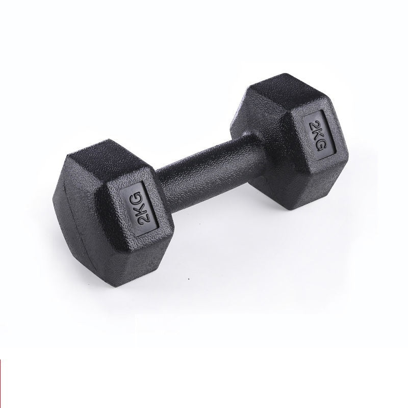 Rubberized Dumbbells Home Gym Strength Training Fitness Weights for Men