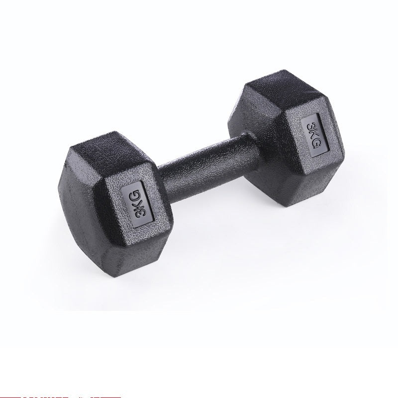 Rubberized Dumbbells Home Gym Strength Training Fitness Weights for Men