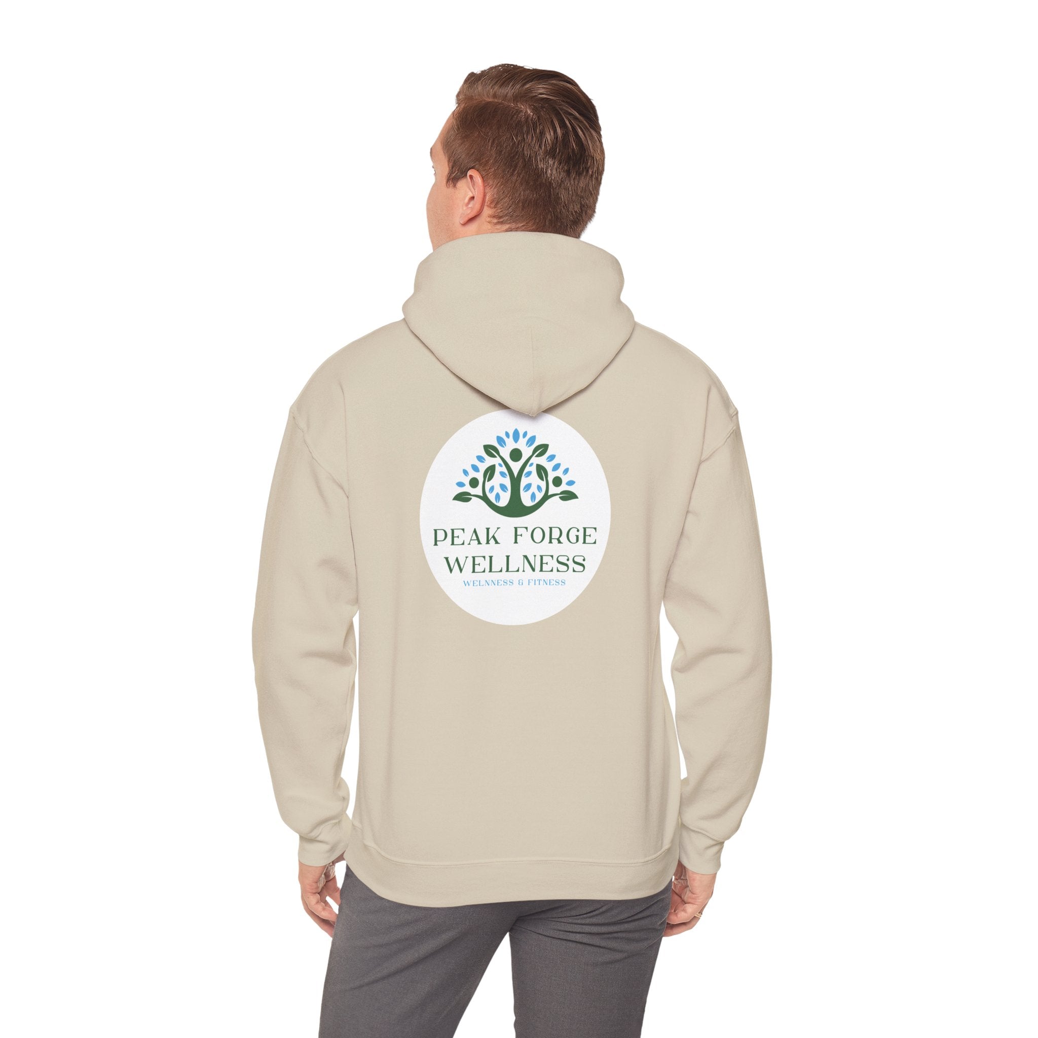 Peak Forge Wellness Logo Hooded Sweatshirt