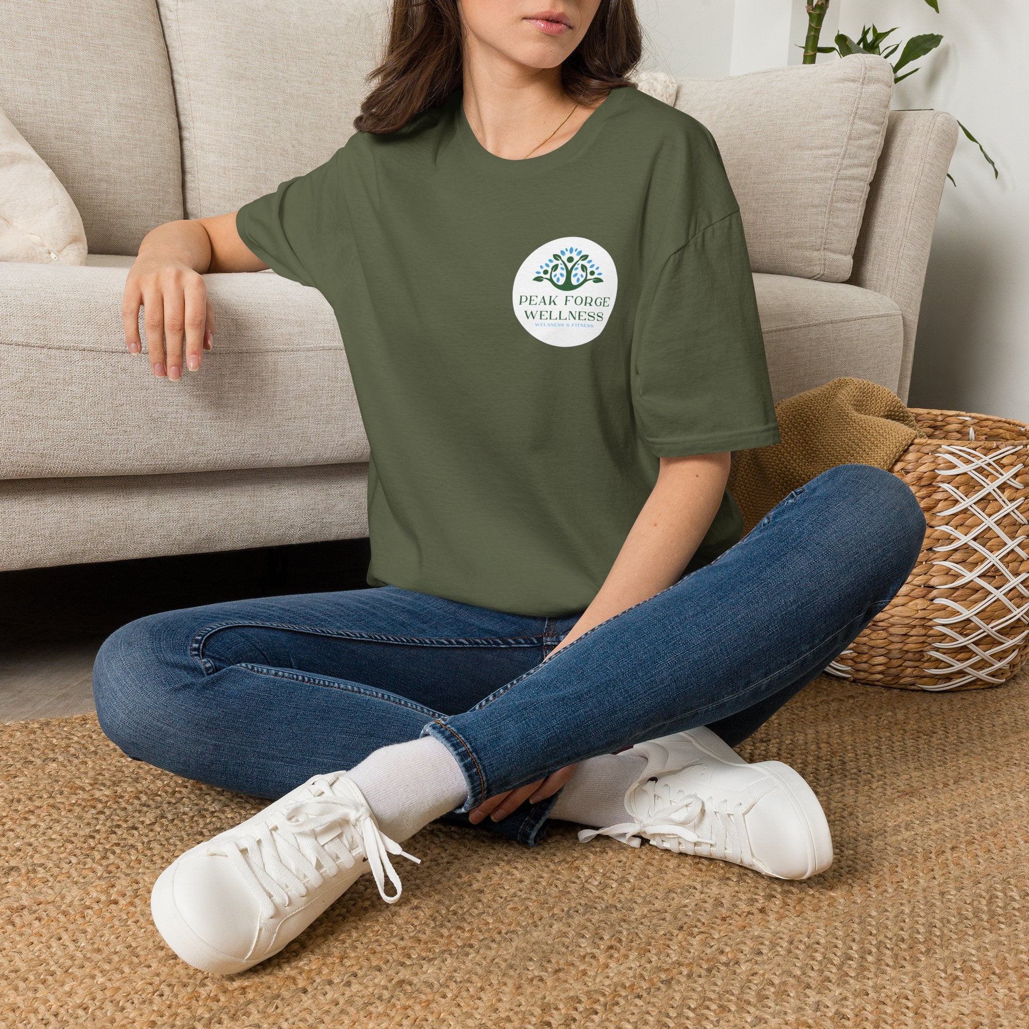 Peak Forge Wellness Logo Tee - Soft-style Unisex T-Shirt