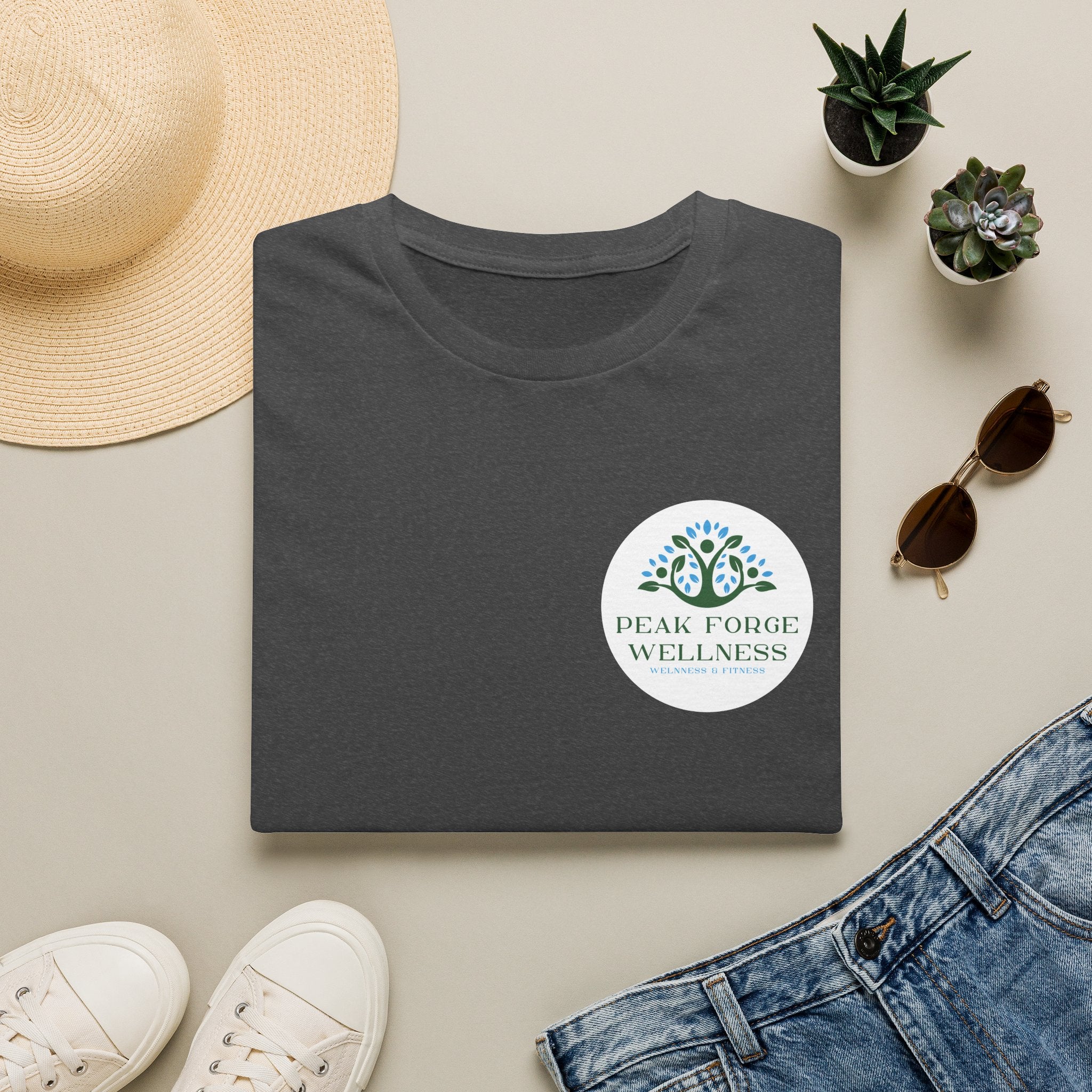 Peak Forge Wellness Logo Tee - Soft-style Unisex T-Shirt