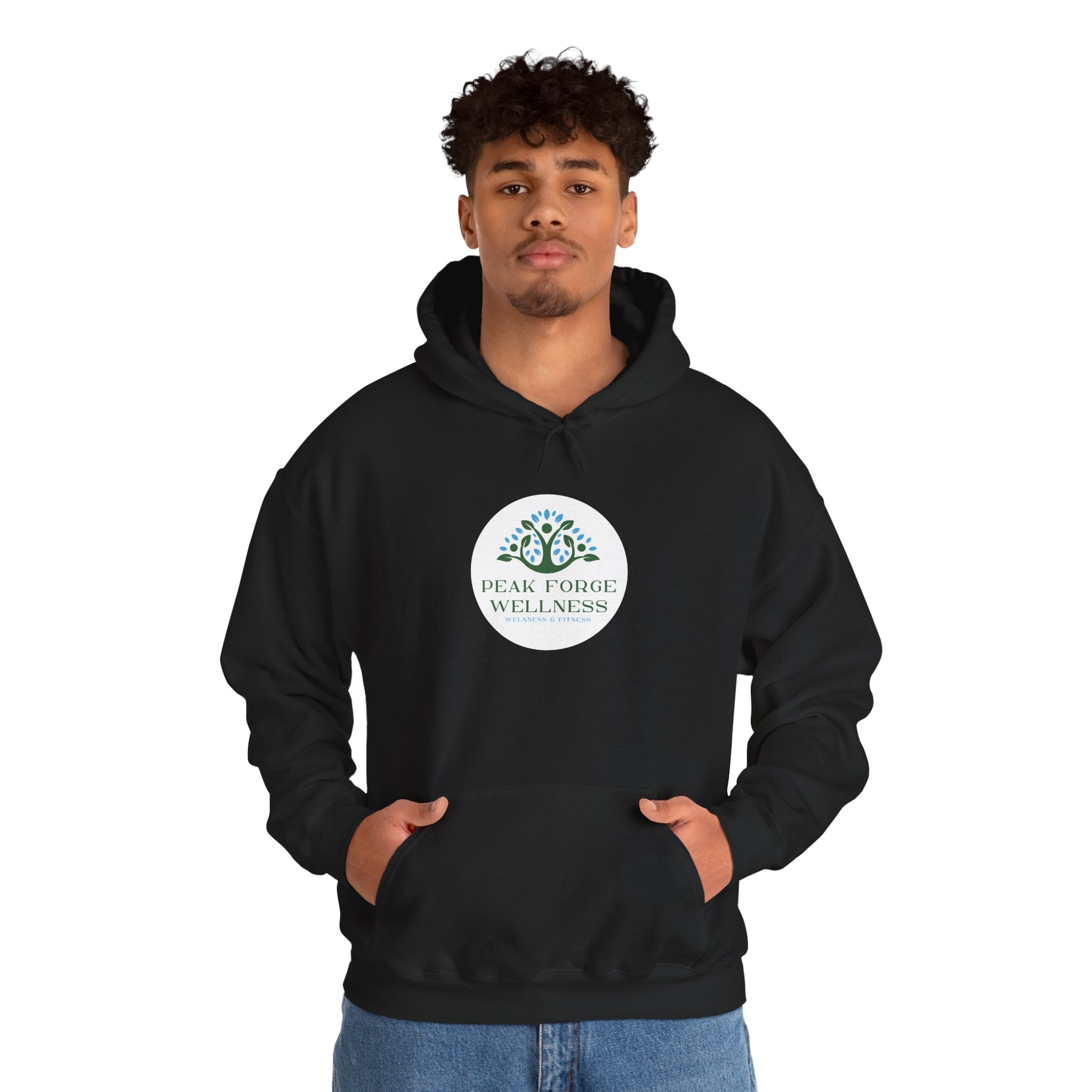 Peak Forge Wellness Logo Hooded Sweatshirt