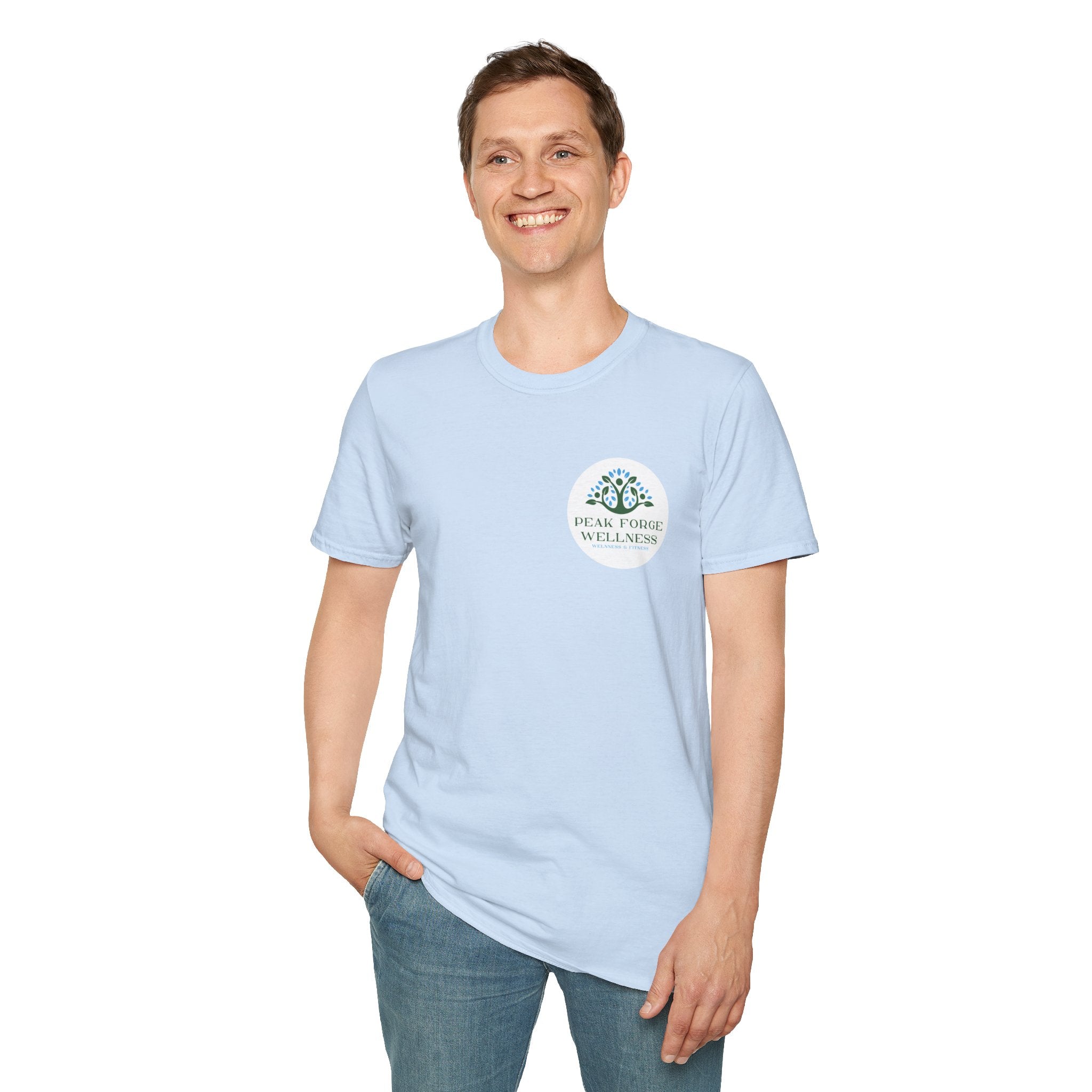 Peak Forge Wellness Logo Tee - Soft-style Unisex T-Shirt