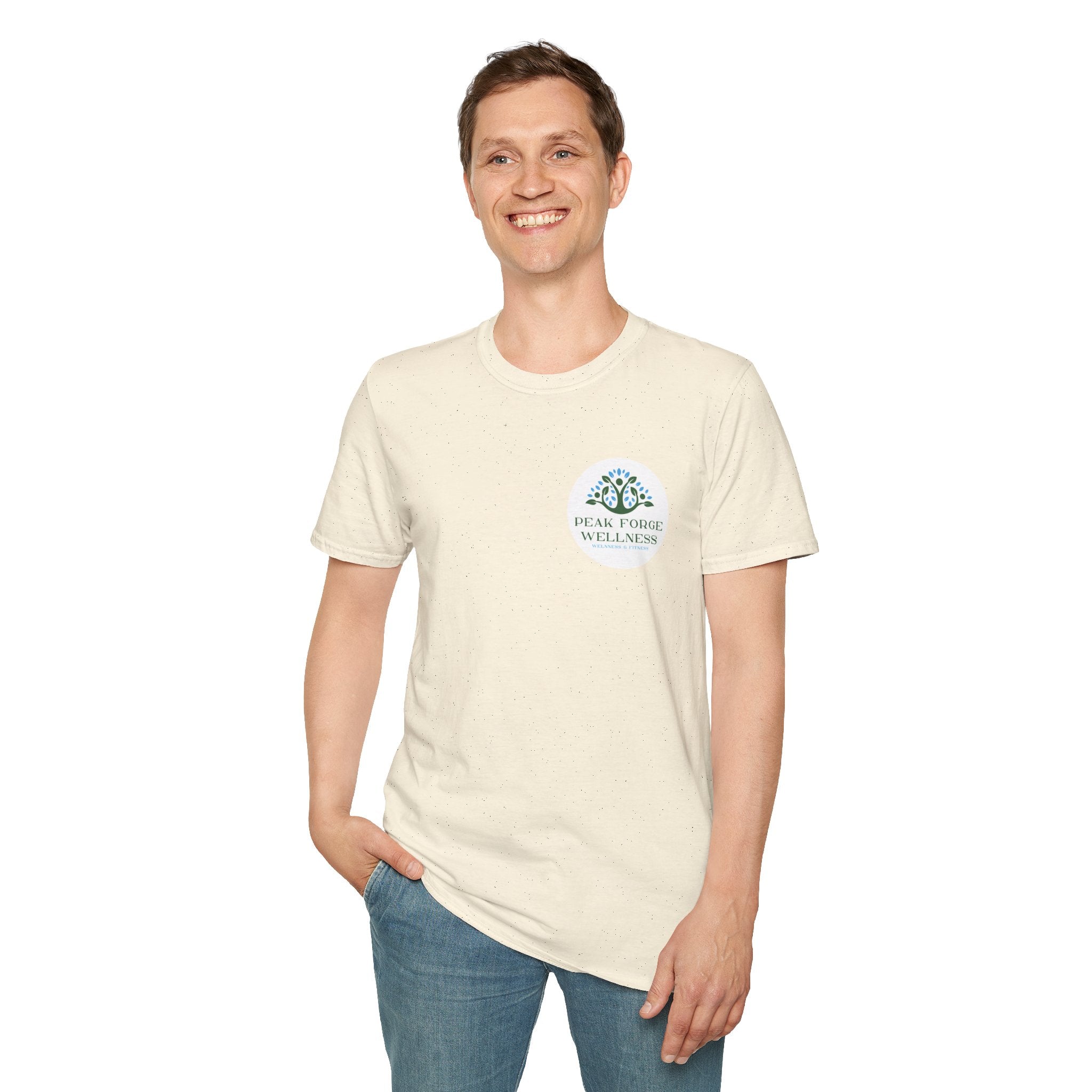 Peak Forge Wellness Logo Tee - Soft-style Unisex T-Shirt