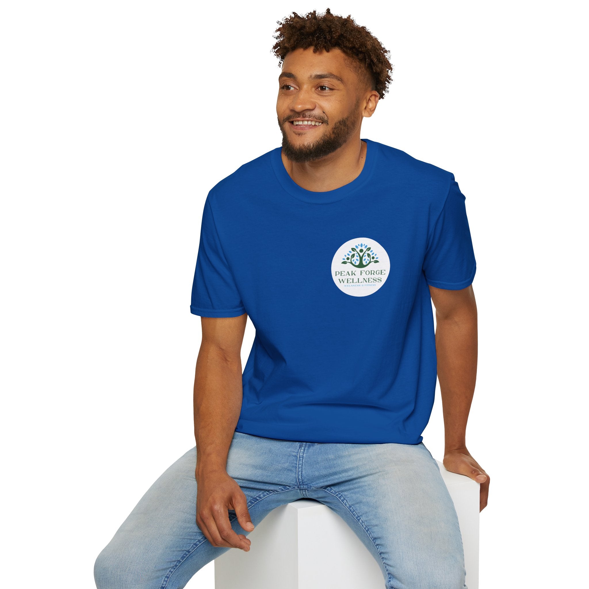 Peak Forge Wellness Logo Tee - Soft-style Unisex T-Shirt