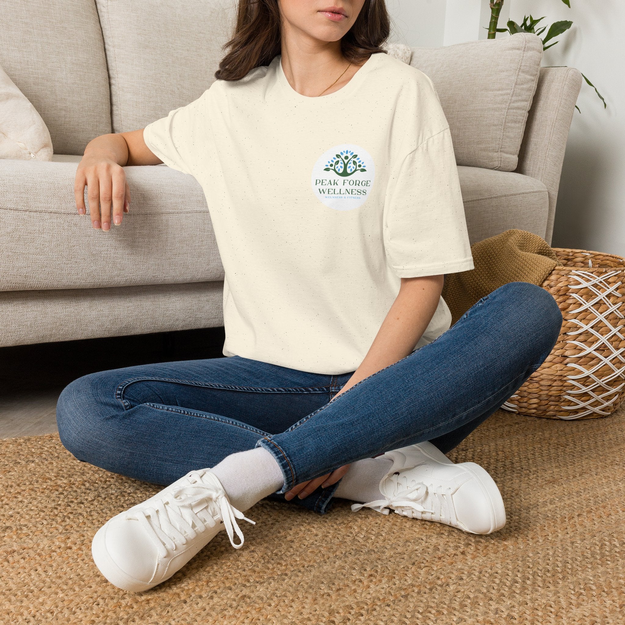 Peak Forge Wellness Logo Tee - Soft-style Unisex T-Shirt