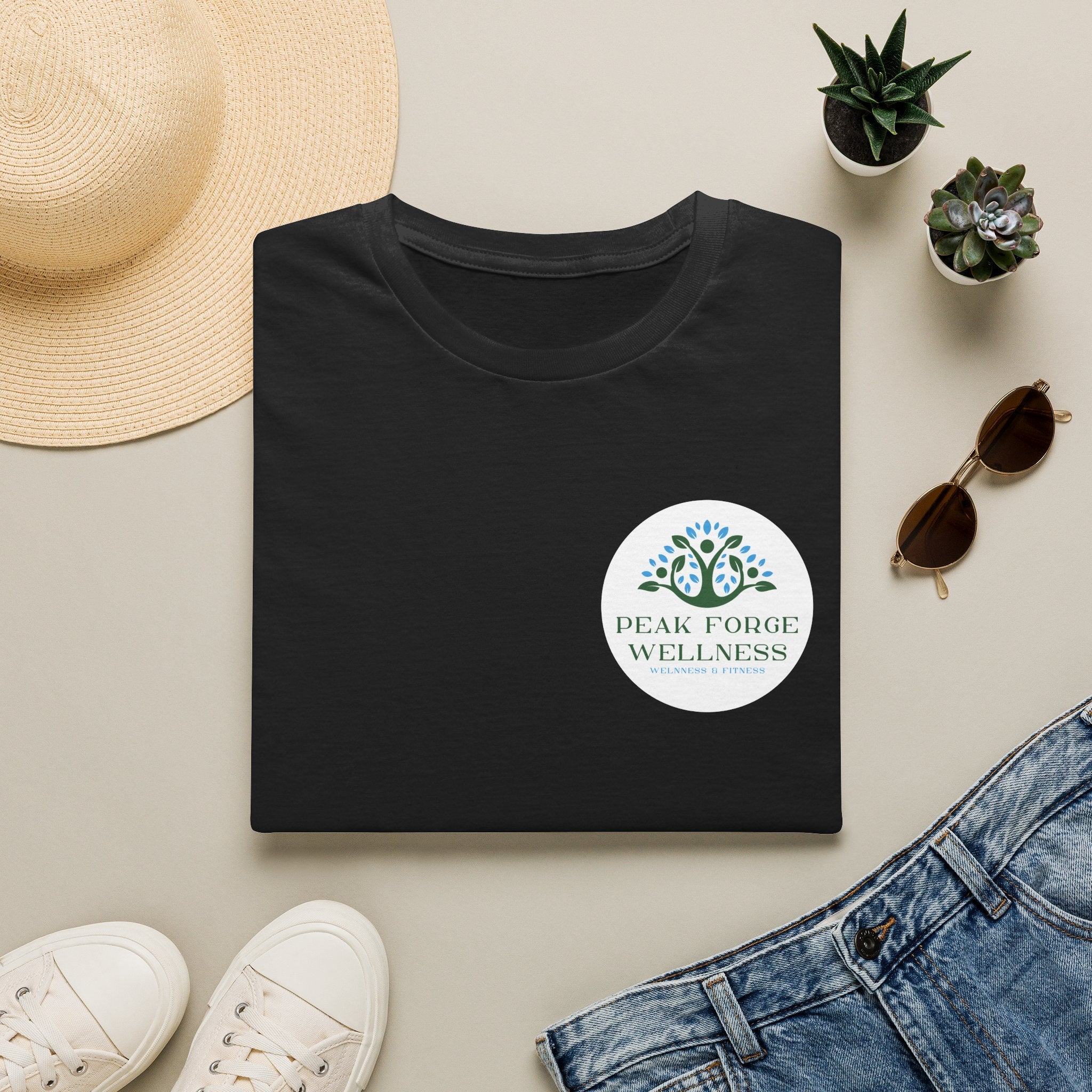 Peak Forge Wellness Logo Tee - Soft-style Unisex T-Shirt