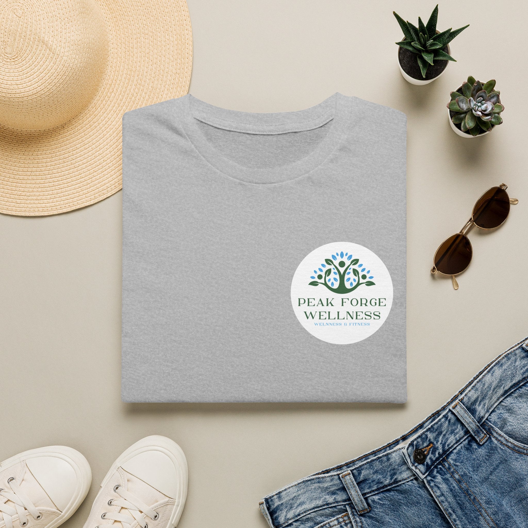 Peak Forge Wellness Logo Tee - Soft-style Unisex T-Shirt