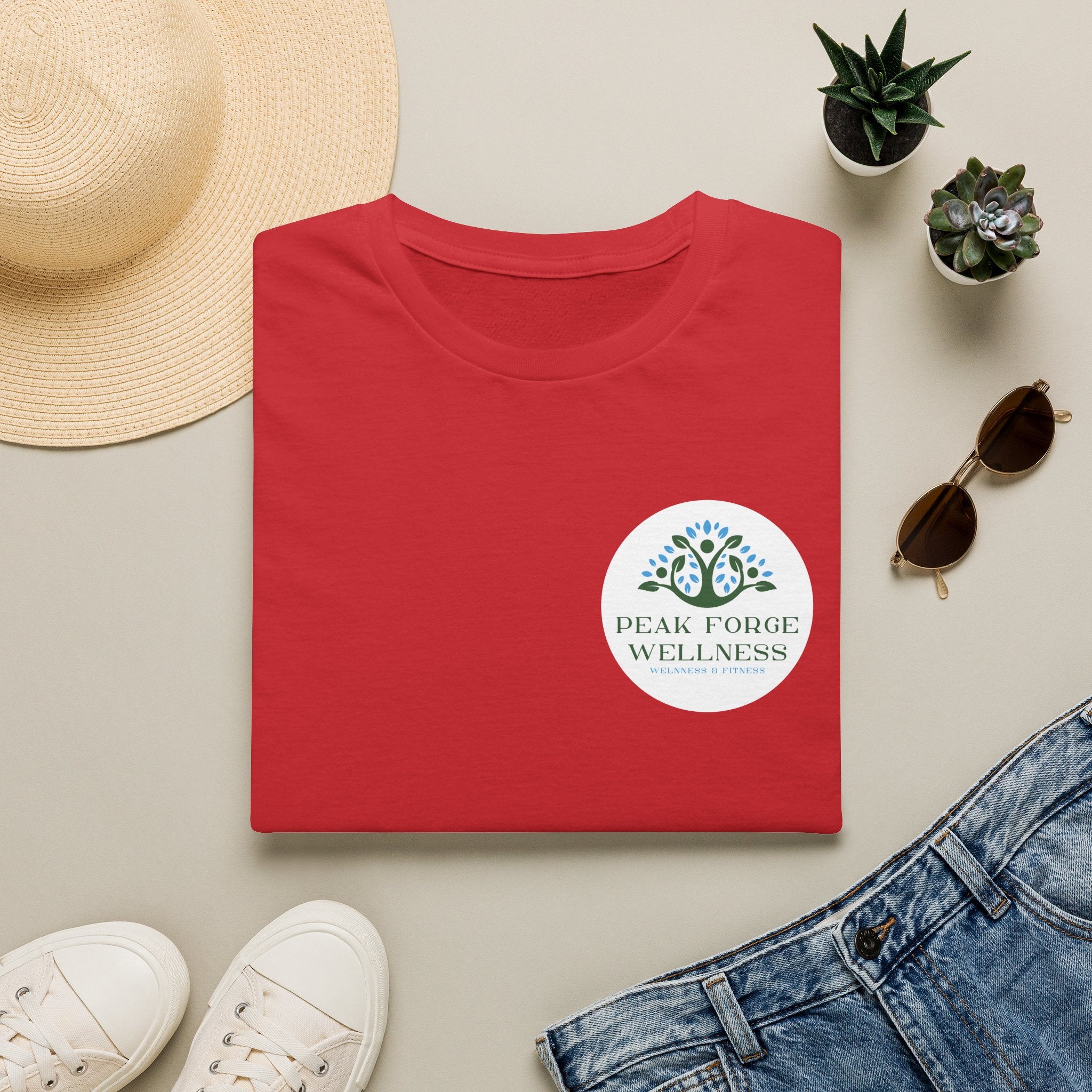 Peak Forge Wellness Logo Tee - Soft-style Unisex T-Shirt