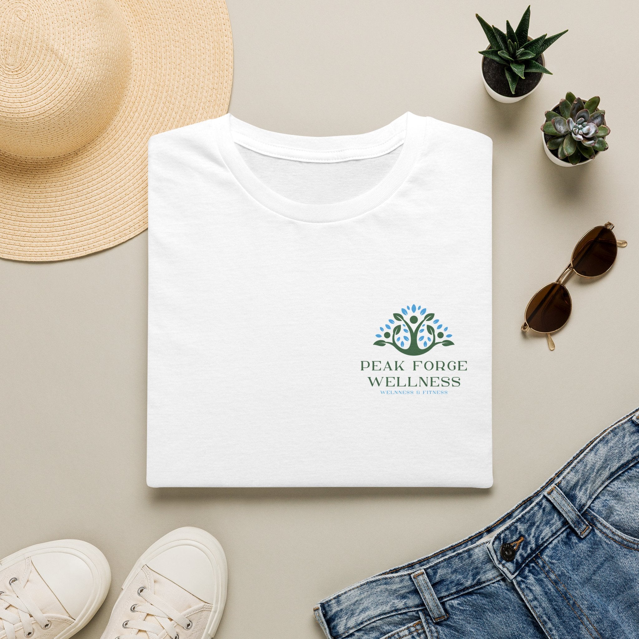 Peak Forge Wellness Logo Tee - Soft-style Unisex T-Shirt