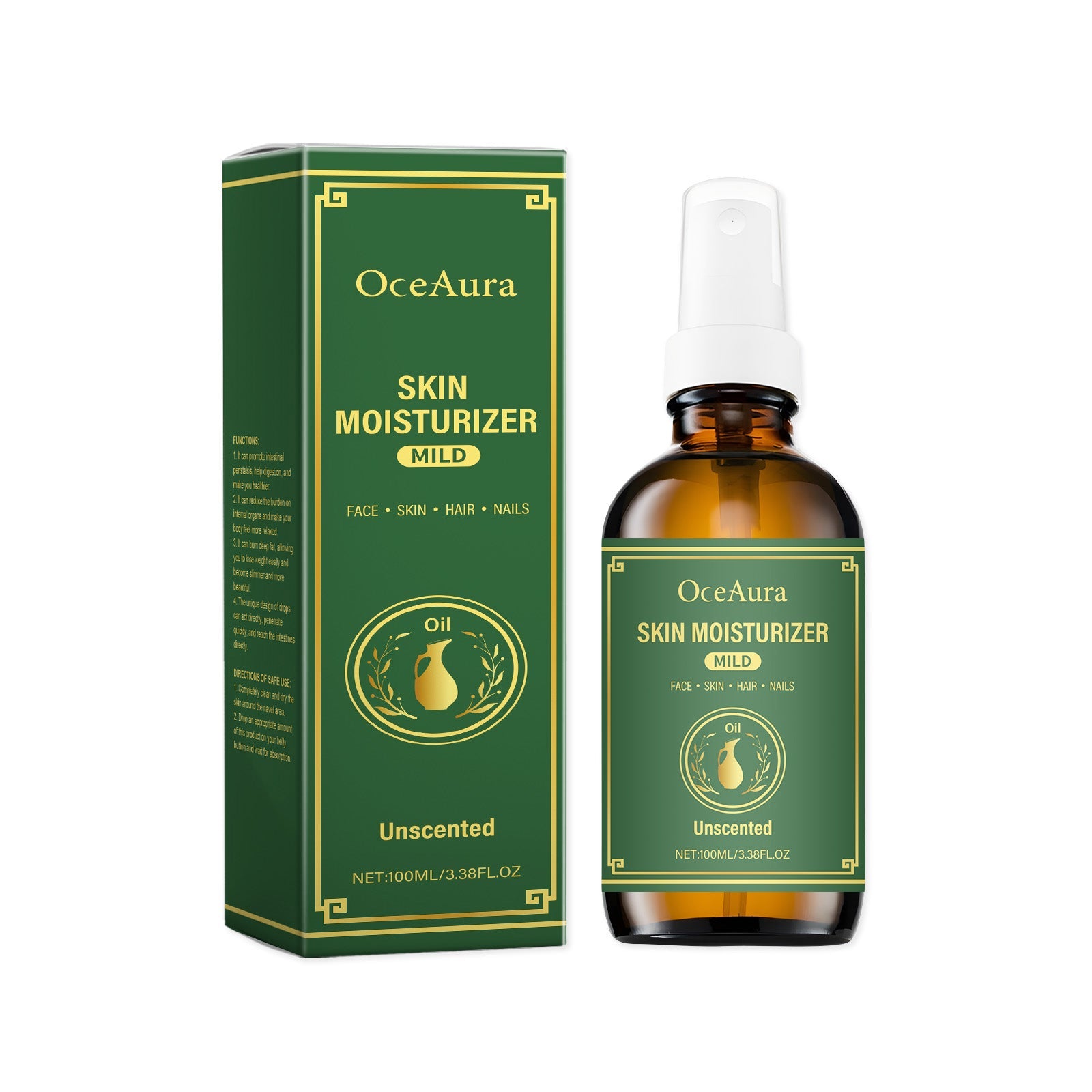 Body Moisturizing Care Oil Nourishing Hydrating Daily Skin Care Formula