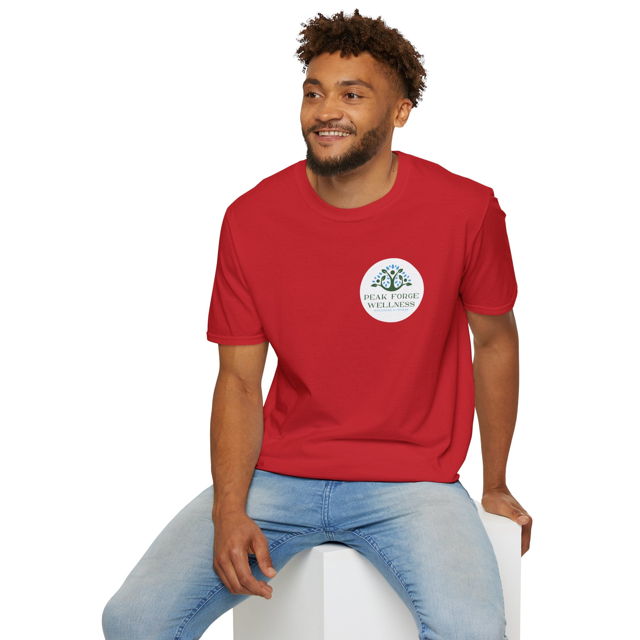 Peak Forge Wellness Logo Tee - Soft-style Unisex T-Shirt