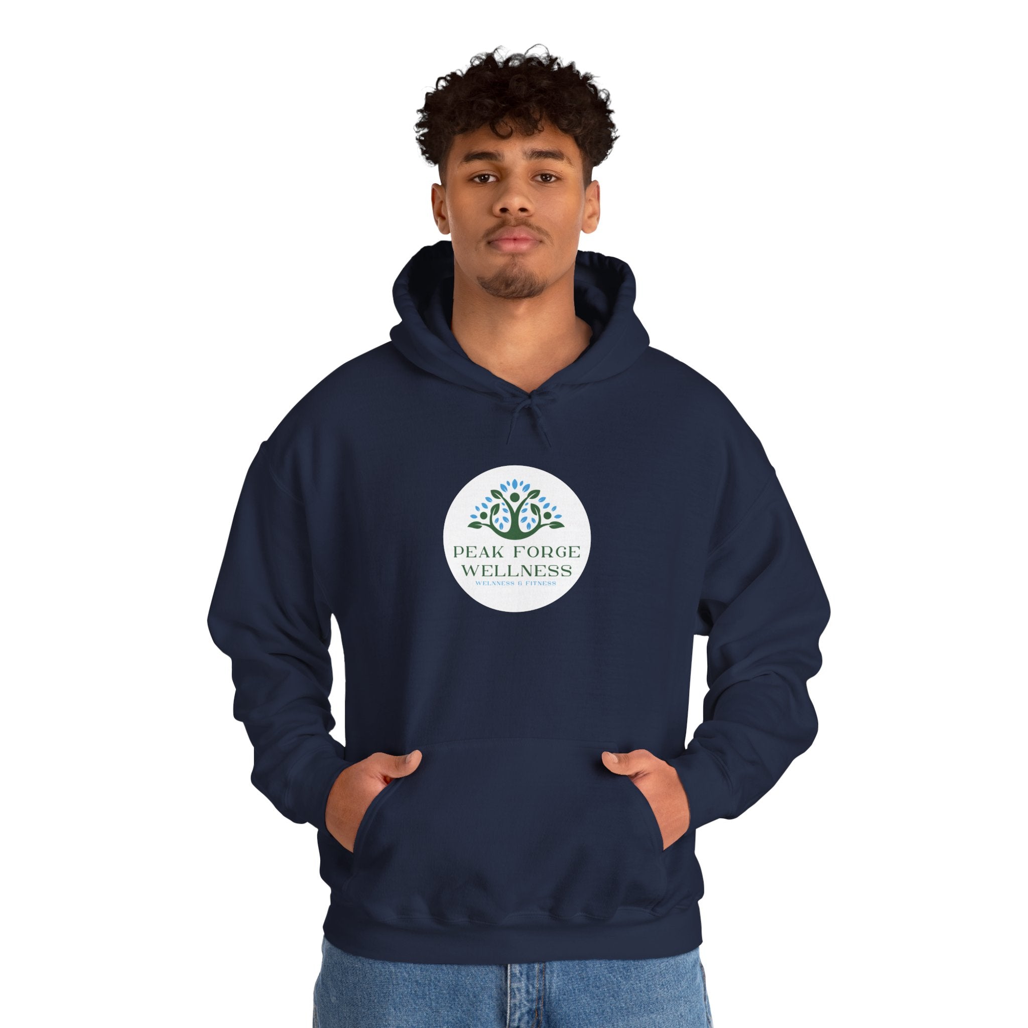 Peak Forge Wellness Logo Hooded Sweatshirt