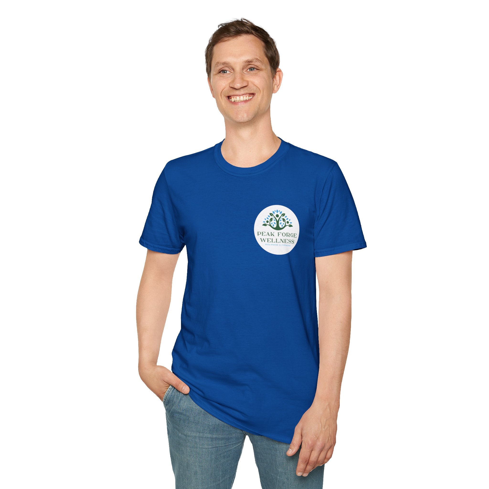 Peak Forge Wellness Logo Tee - Soft-style Unisex T-Shirt