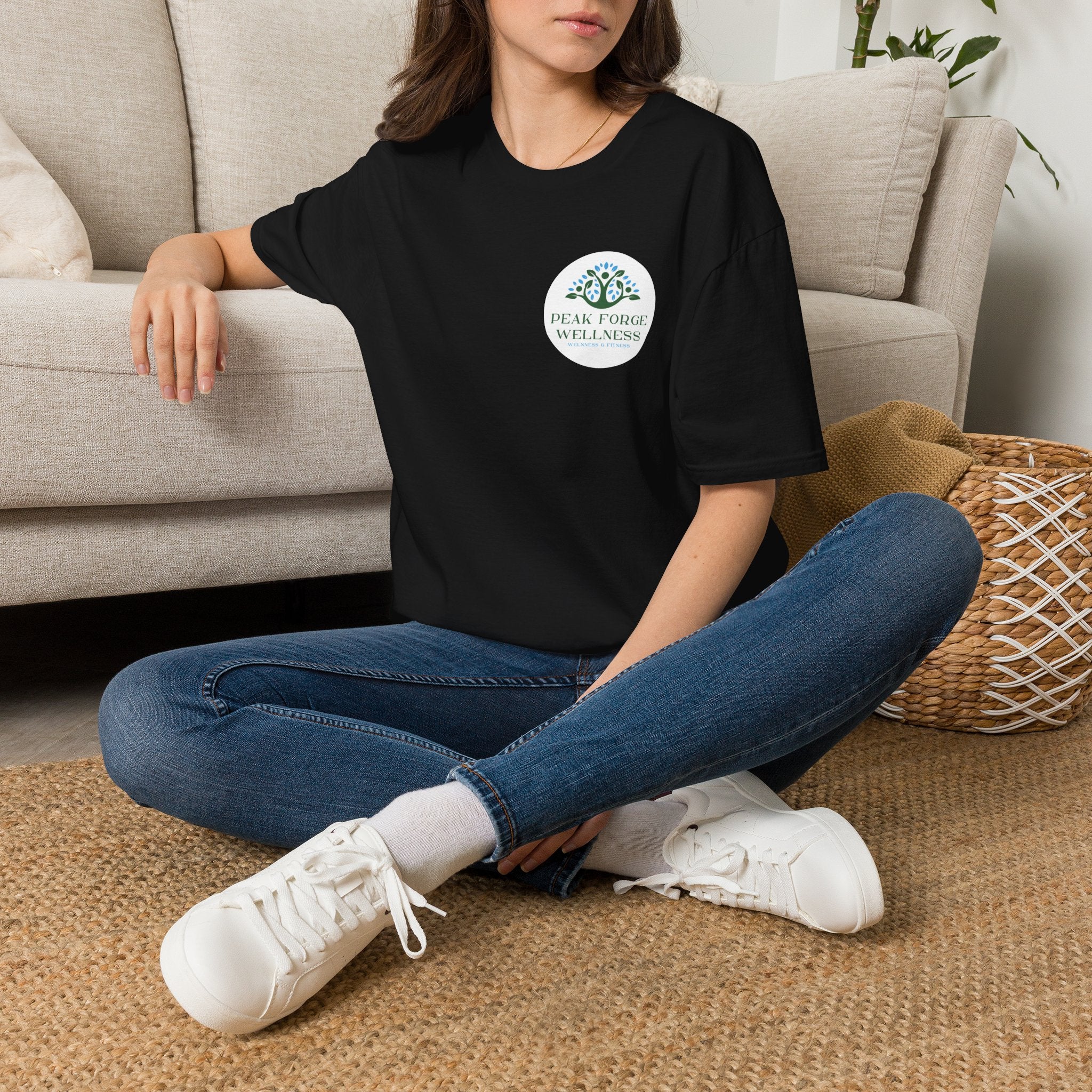 Peak Forge Wellness Logo Tee - Soft-style Unisex T-Shirt