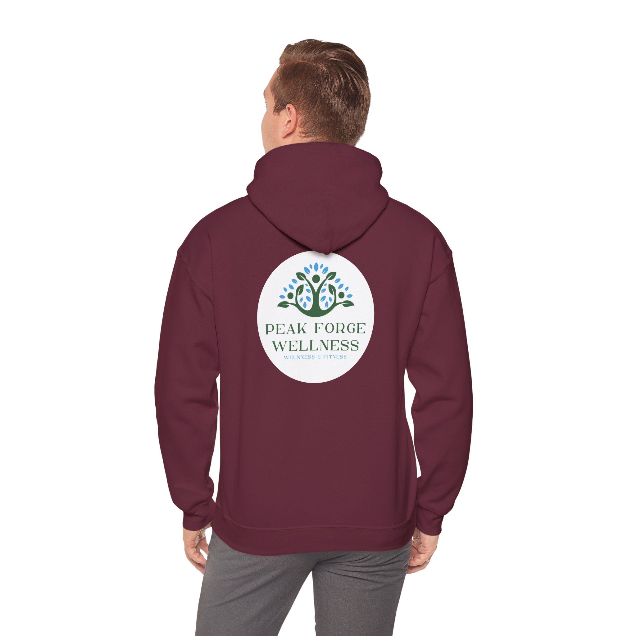 Peak Forge Wellness Logo Hooded Sweatshirt