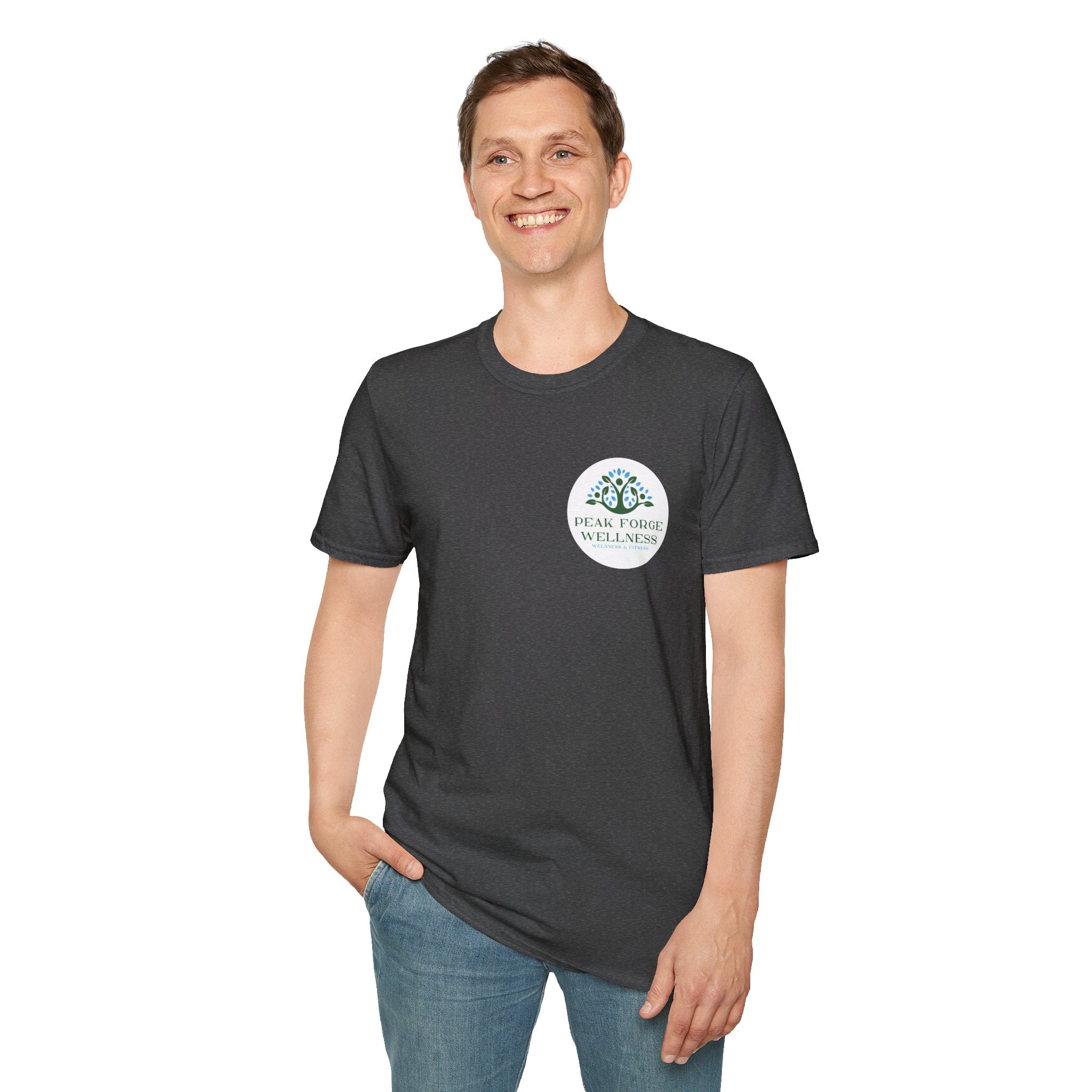 Peak Forge Wellness Logo Tee - Soft-style Unisex T-Shirt