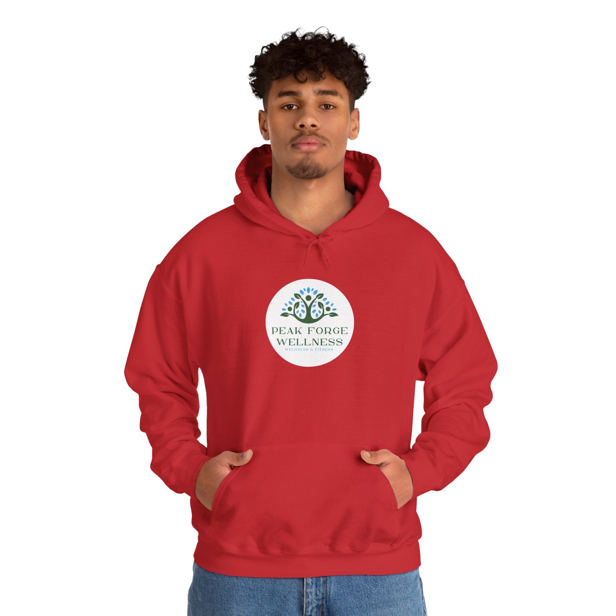 Peak Forge Wellness Logo Hooded Sweatshirt
