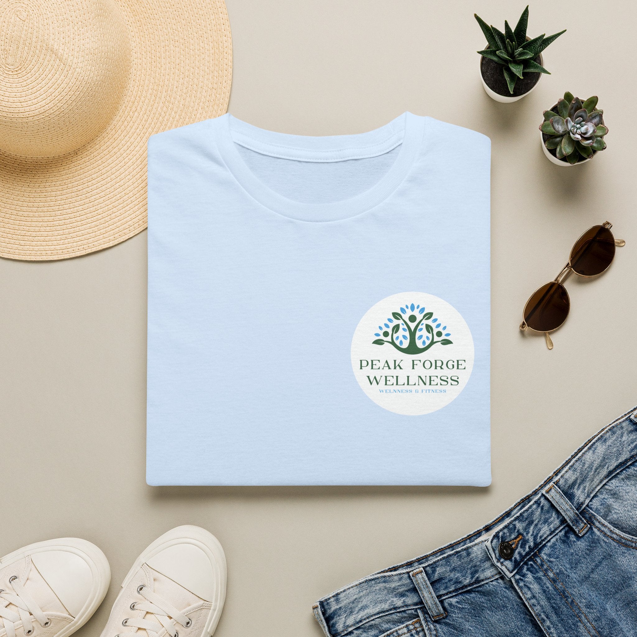 Peak Forge Wellness Logo Tee - Soft-style Unisex T-Shirt