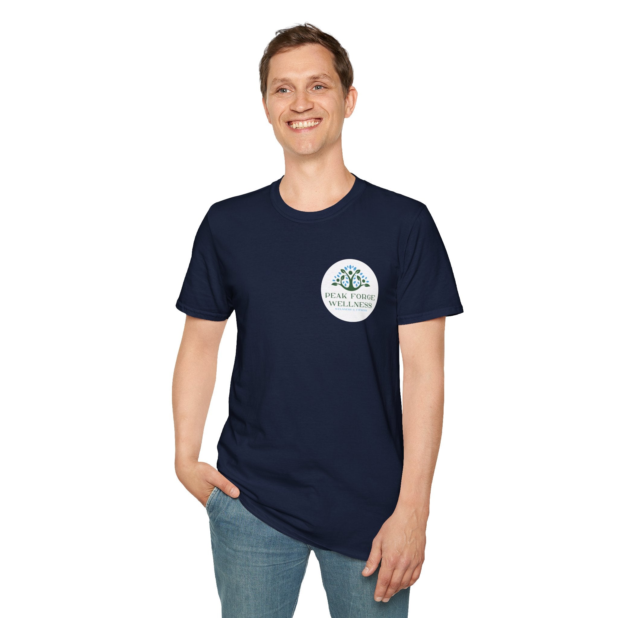 Peak Forge Wellness Logo Tee - Soft-style Unisex T-Shirt