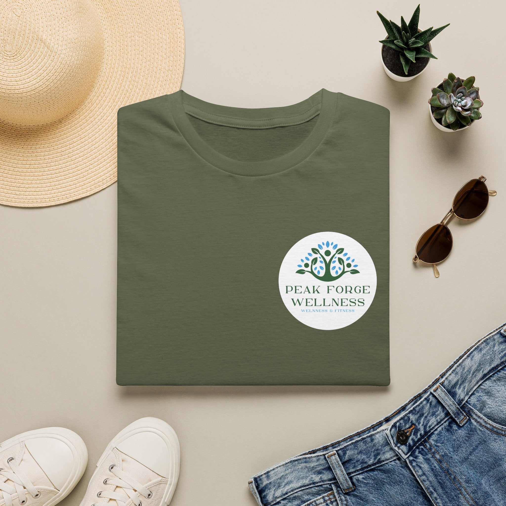 Peak Forge Wellness Logo Tee - Soft-style Unisex T-Shirt
