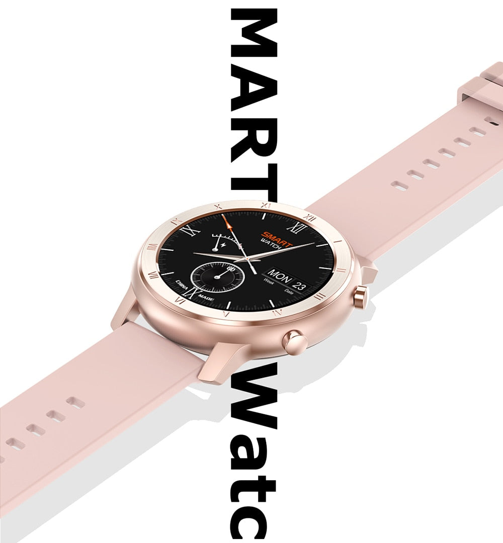 Women Full Touch IP68 Waterproof ECG Smartwatch Bracelet