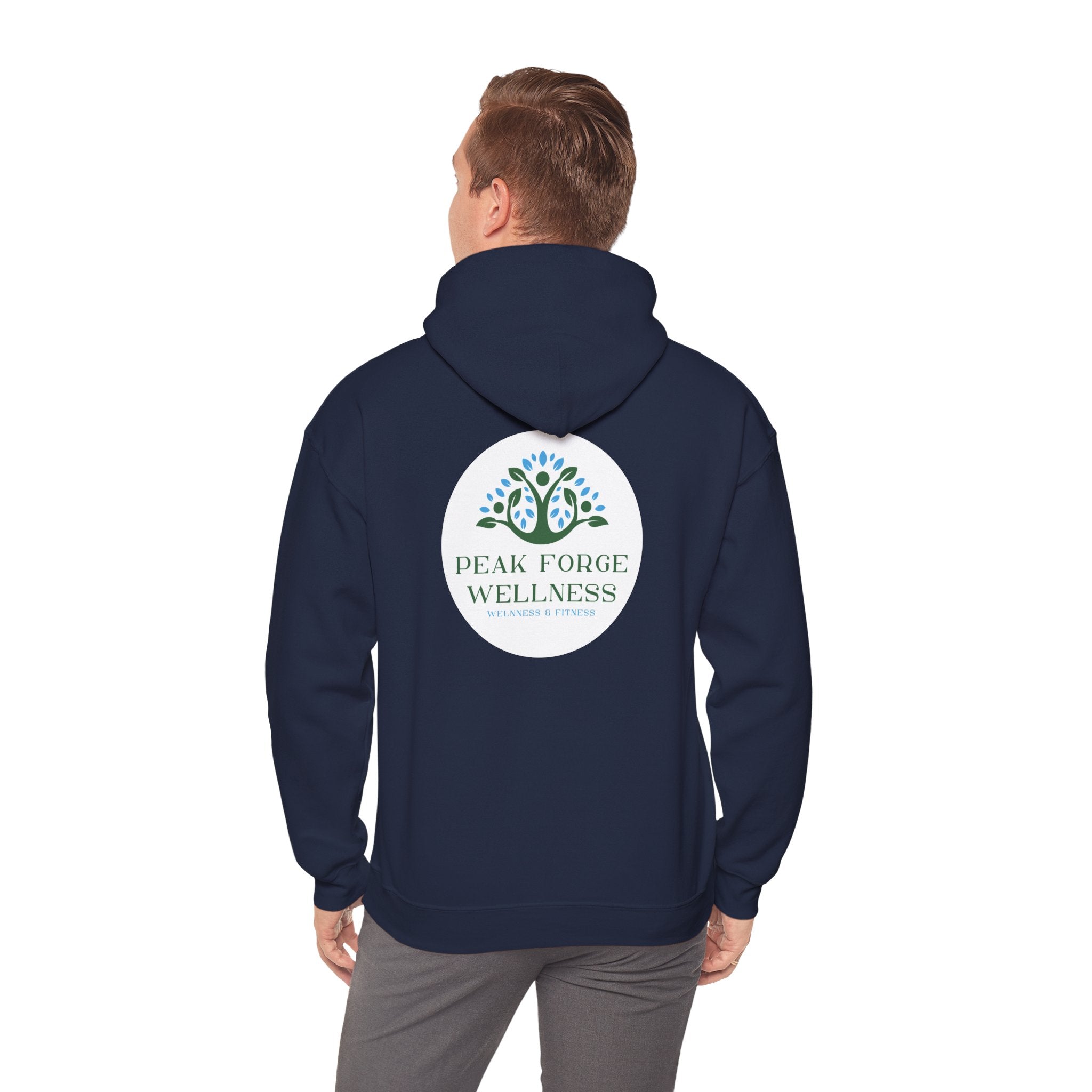 Peak Forge Wellness Logo Hooded Sweatshirt