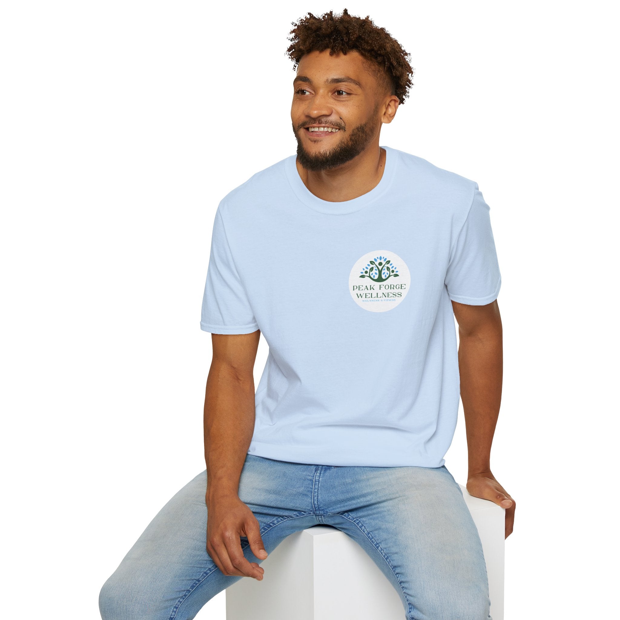 Peak Forge Wellness Logo Tee - Soft-style Unisex T-Shirt