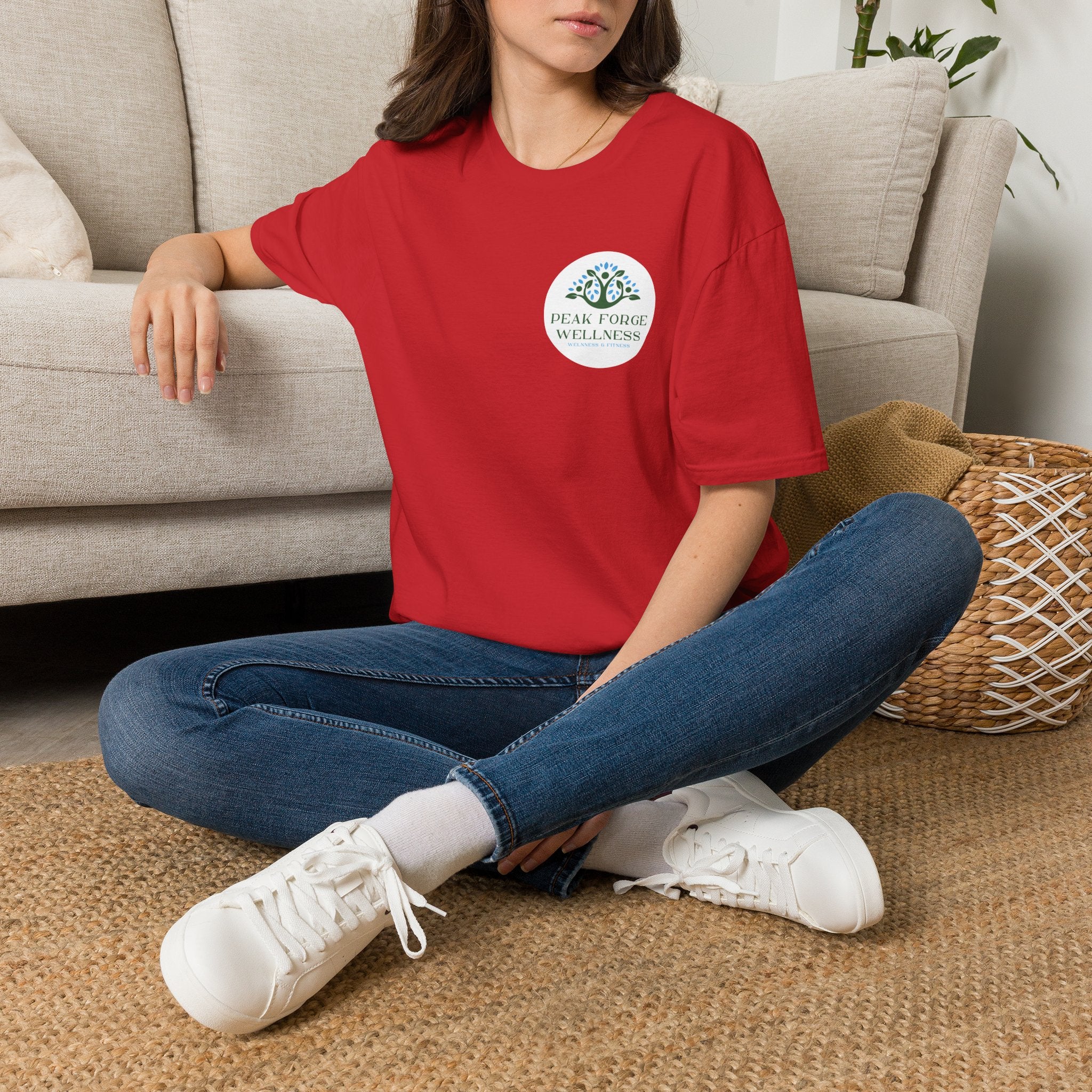 Peak Forge Wellness Logo Tee - Soft-style Unisex T-Shirt
