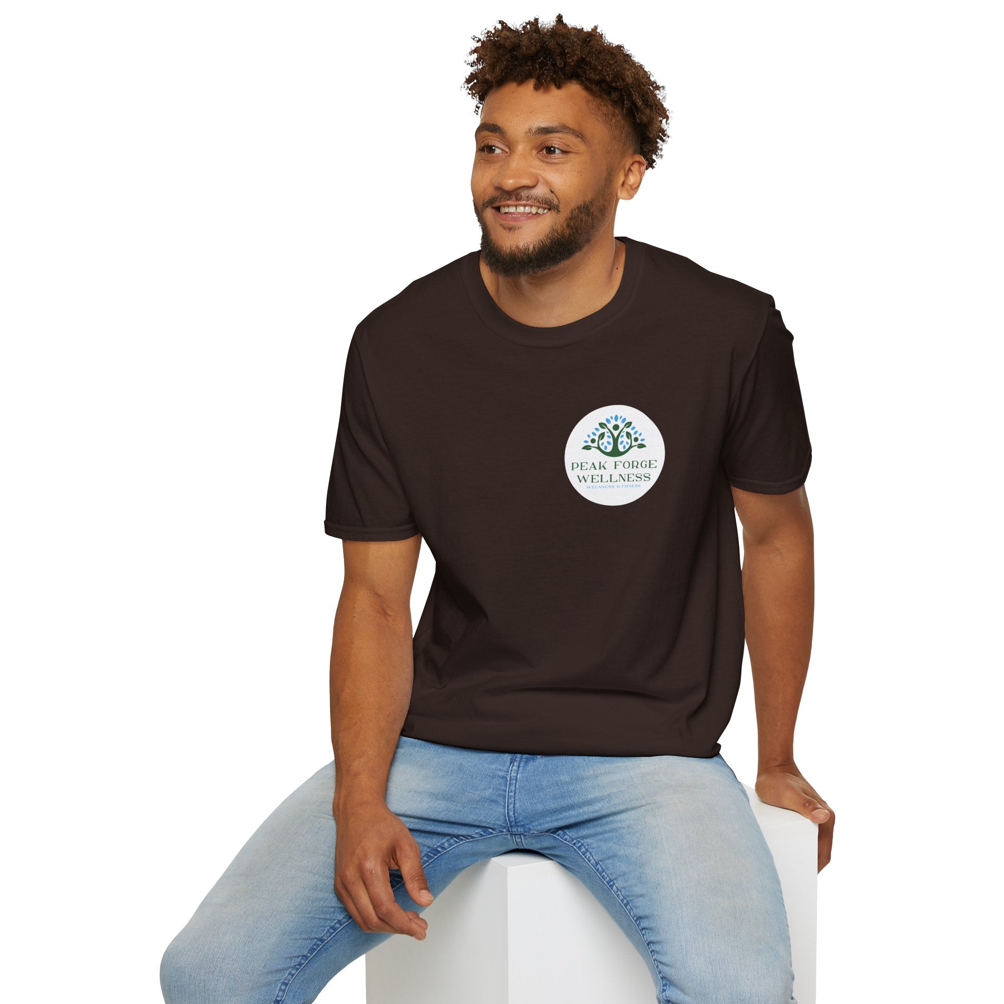 Peak Forge Wellness Logo Tee - Soft-style Unisex T-Shirt