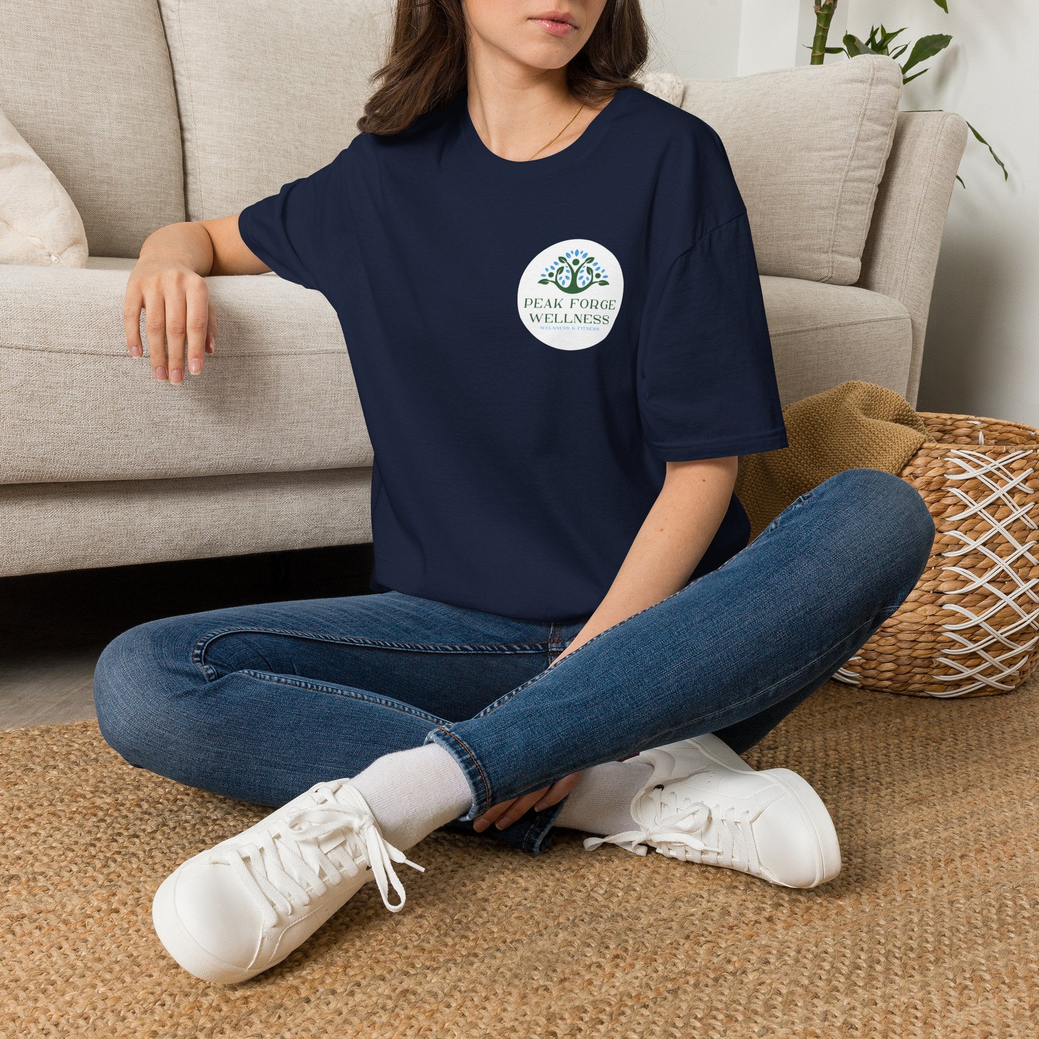 Peak Forge Wellness Logo Tee - Soft-style Unisex T-Shirt