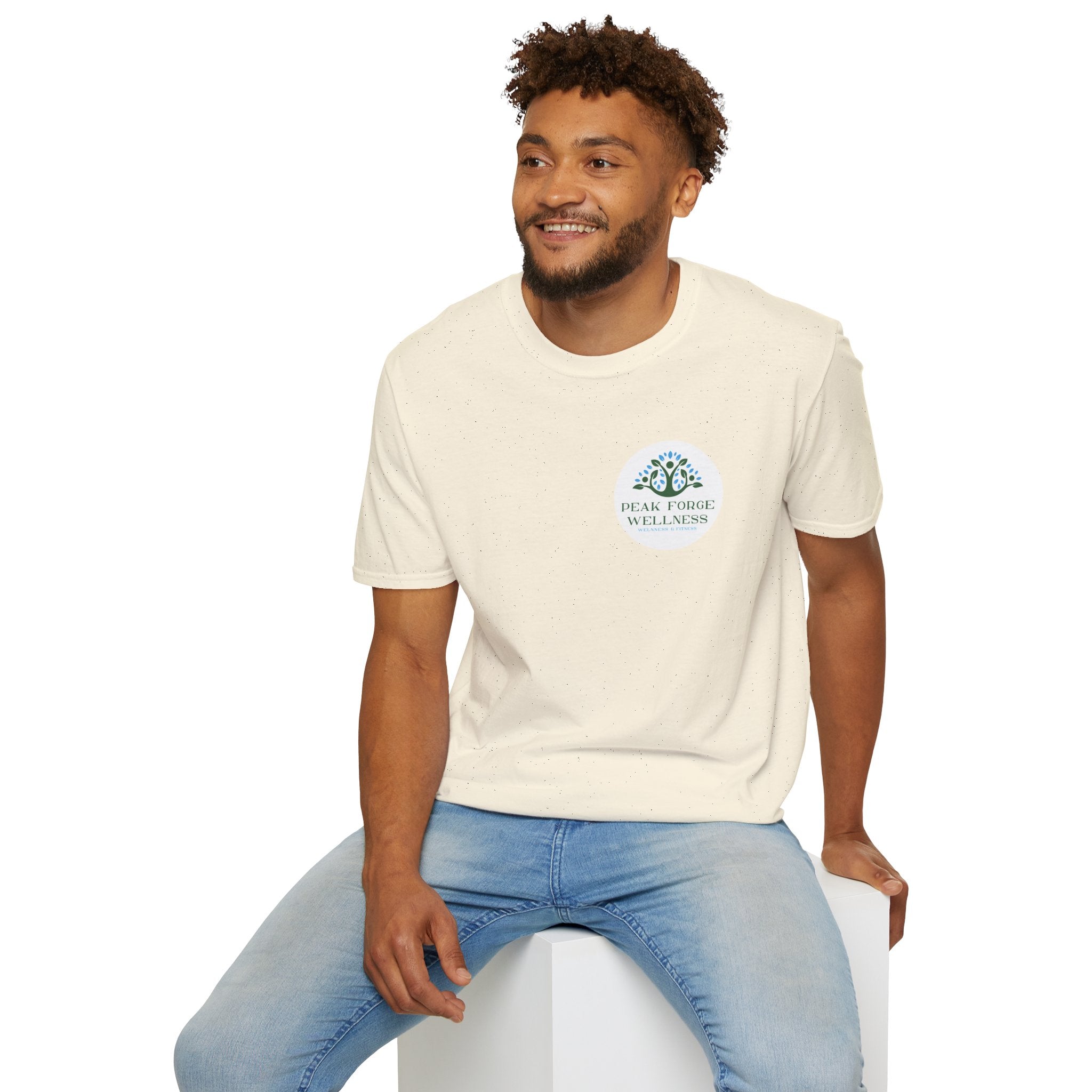 Peak Forge Wellness Logo Tee - Soft-style Unisex T-Shirt