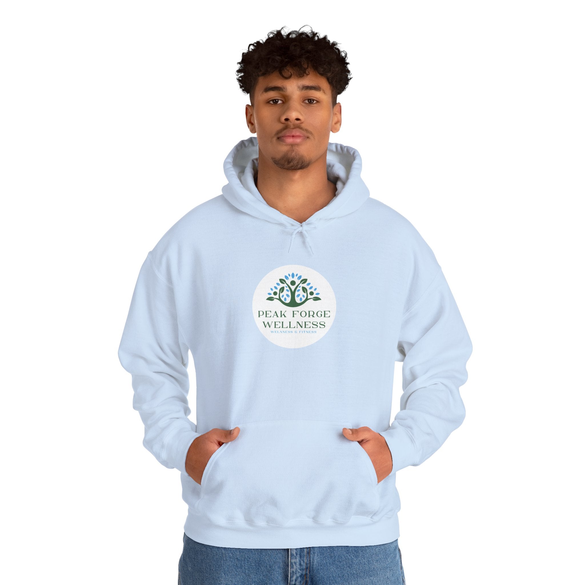 Peak Forge Wellness Logo Hooded Sweatshirt