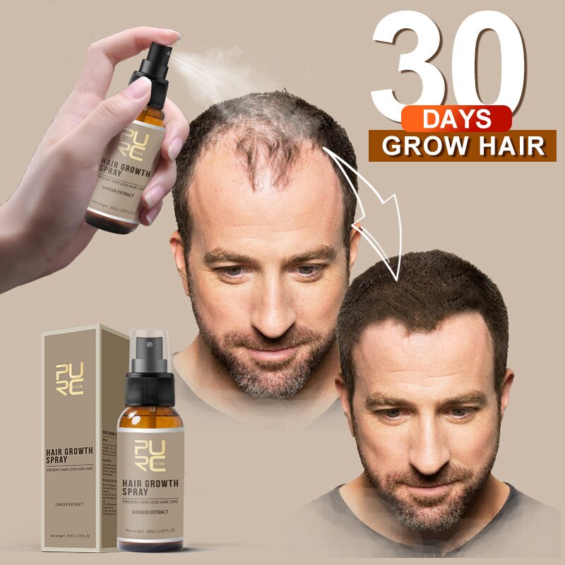 PURC Ginger Hair Care Spray Nourishing Root Scalp Essence 30ml Treatment