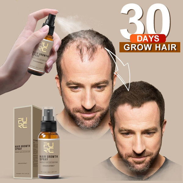 PURC Ginger Hair Care Spray Nourishing Root Scalp Essence 30ml Treatment